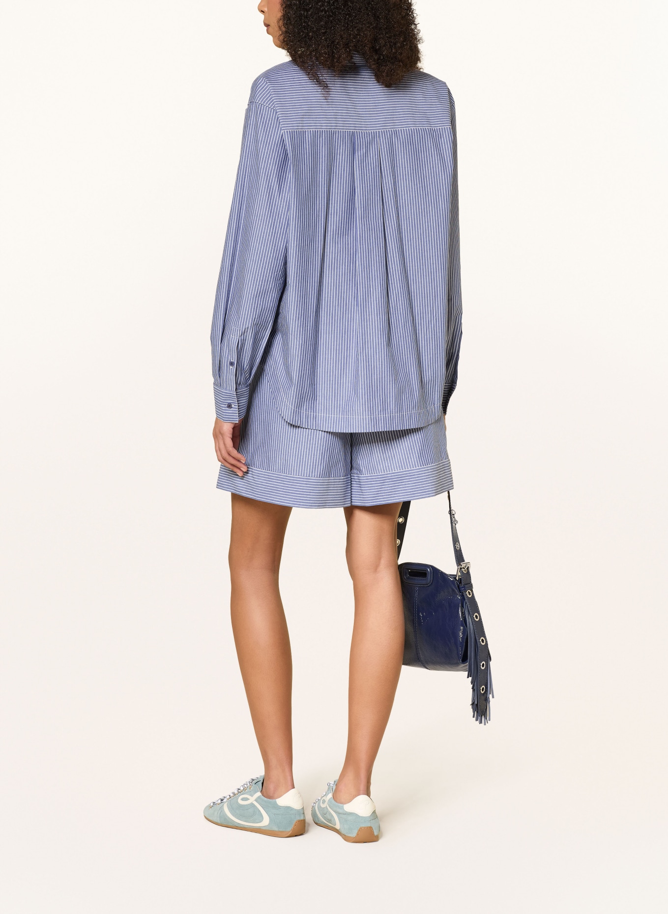 CLAUDIE PIERLOT Shorts: HELLBLAU / WEISS / SCHWARZ