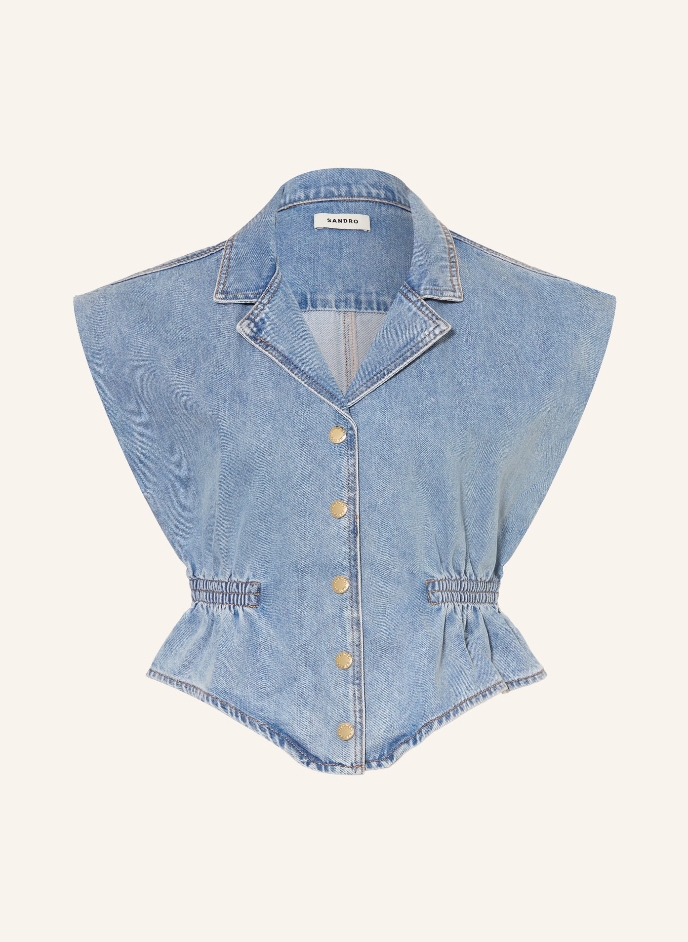 SANDRO Jeansweste: BLAU