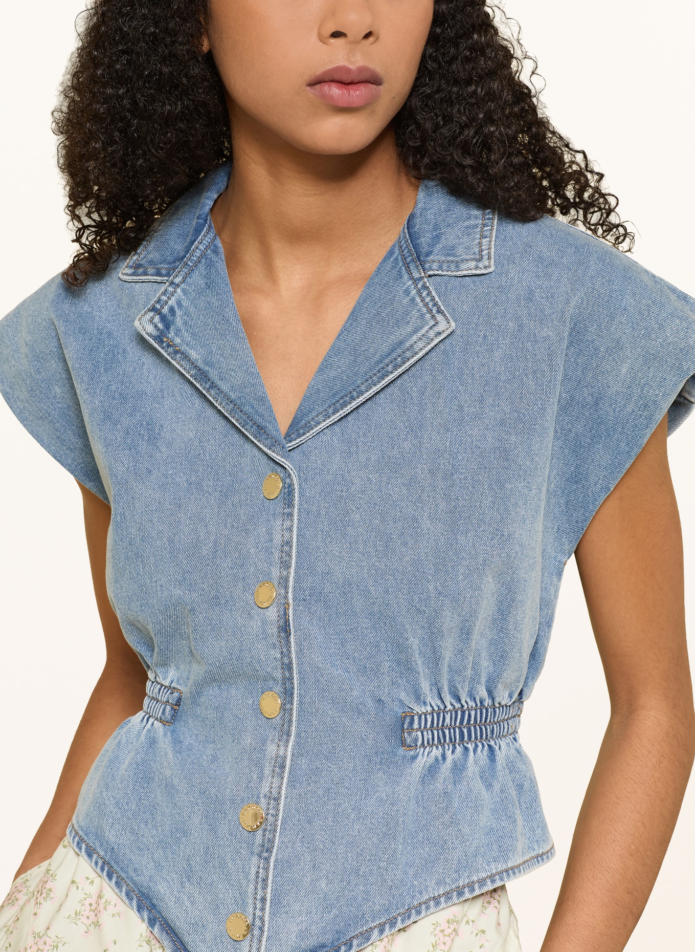 SANDRO Jeansweste: BLAU