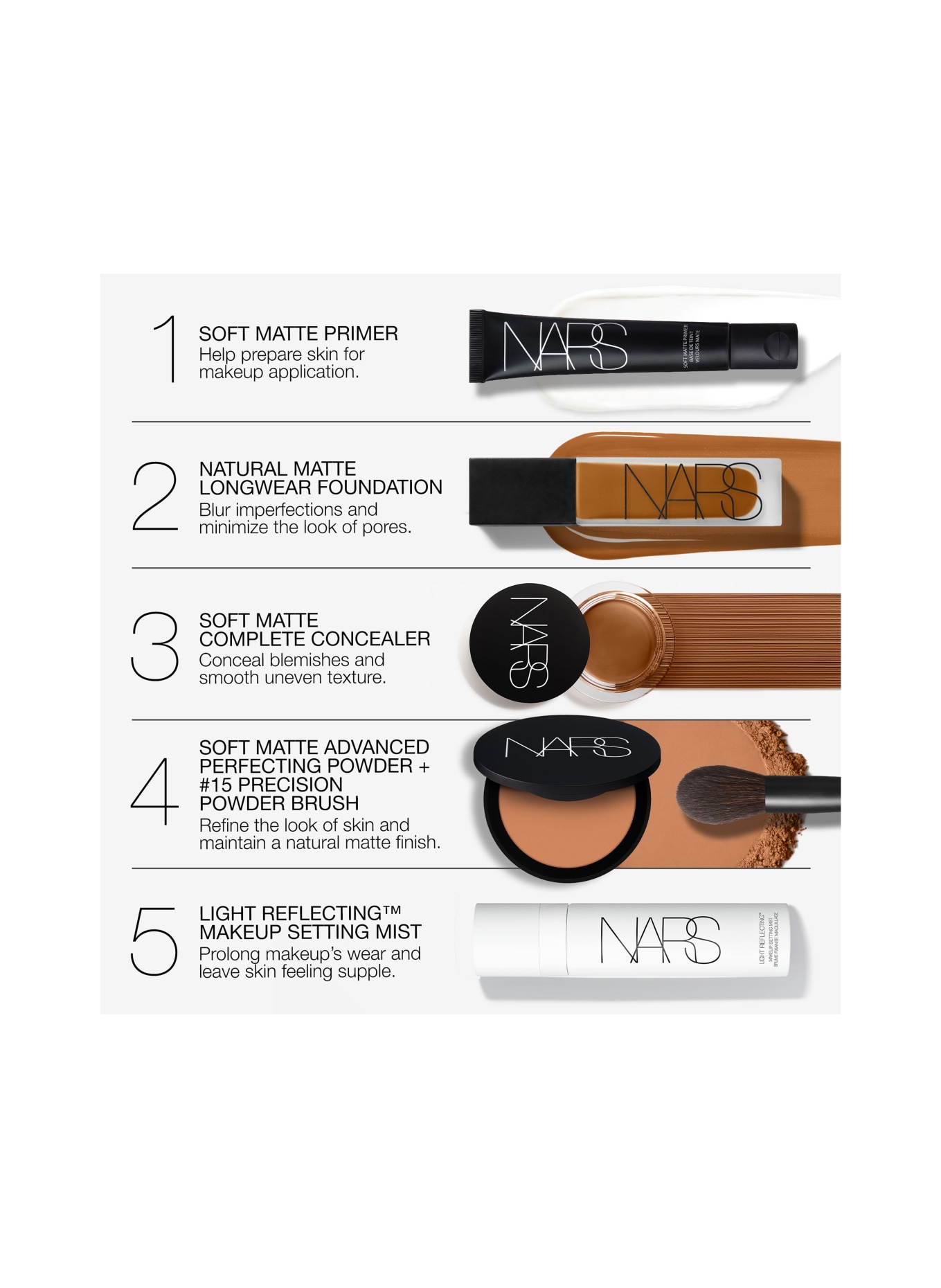 NARS FOND DE TEINT MAT NATUREL LONGUE TENUE: DEAUVILLE