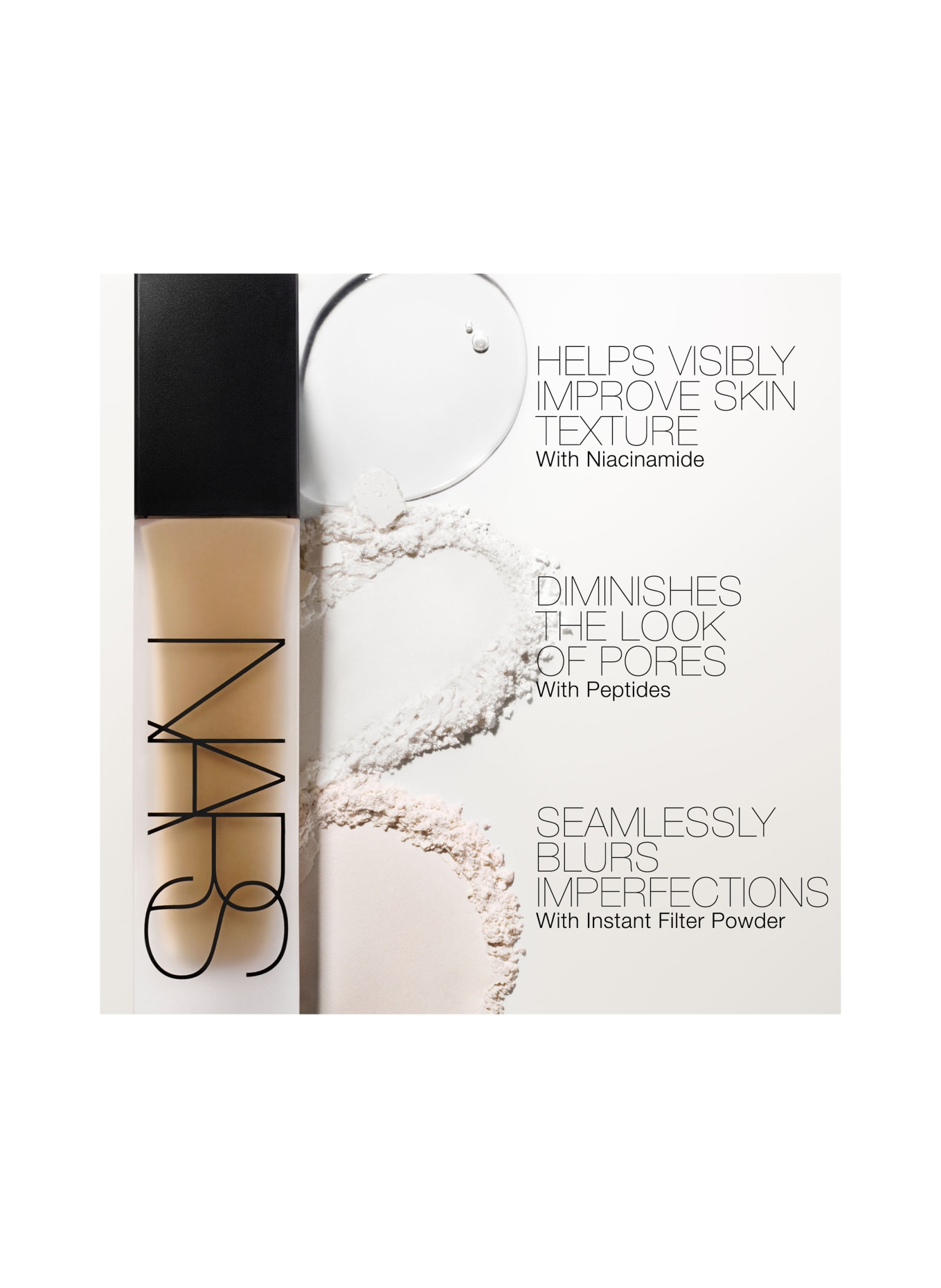 NARS FOND DE TEINT MAT NATUREL LONGUE TENUE: CADIX