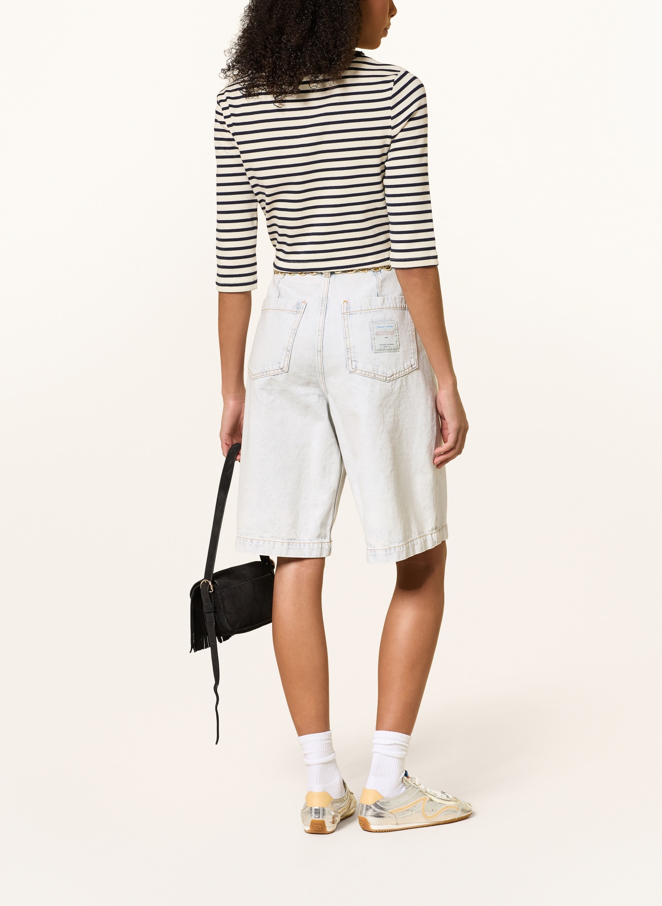 SANDRO Jeans-Bermudas: J002 LIGHT BLUE JEAN