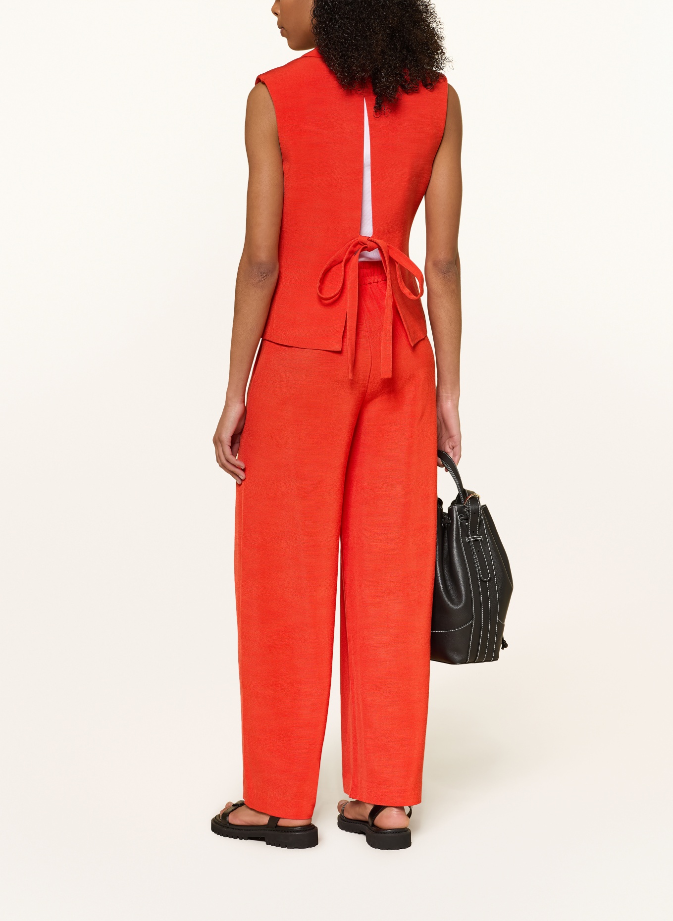 CLAUDIE PIERLOT Marlenehose: ROT