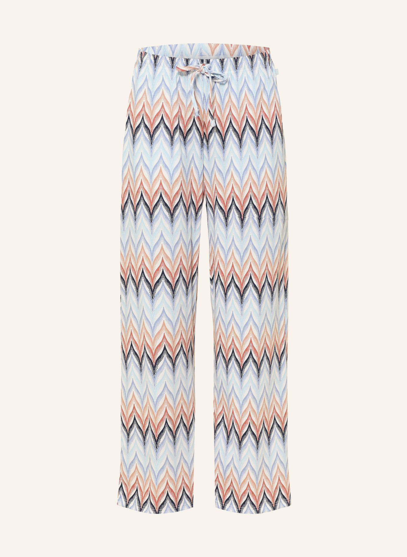 CALIDA 7/8 sleep pants FAVORITES TILES: LIGHT BLUE / CAMEL / DARK BLUE