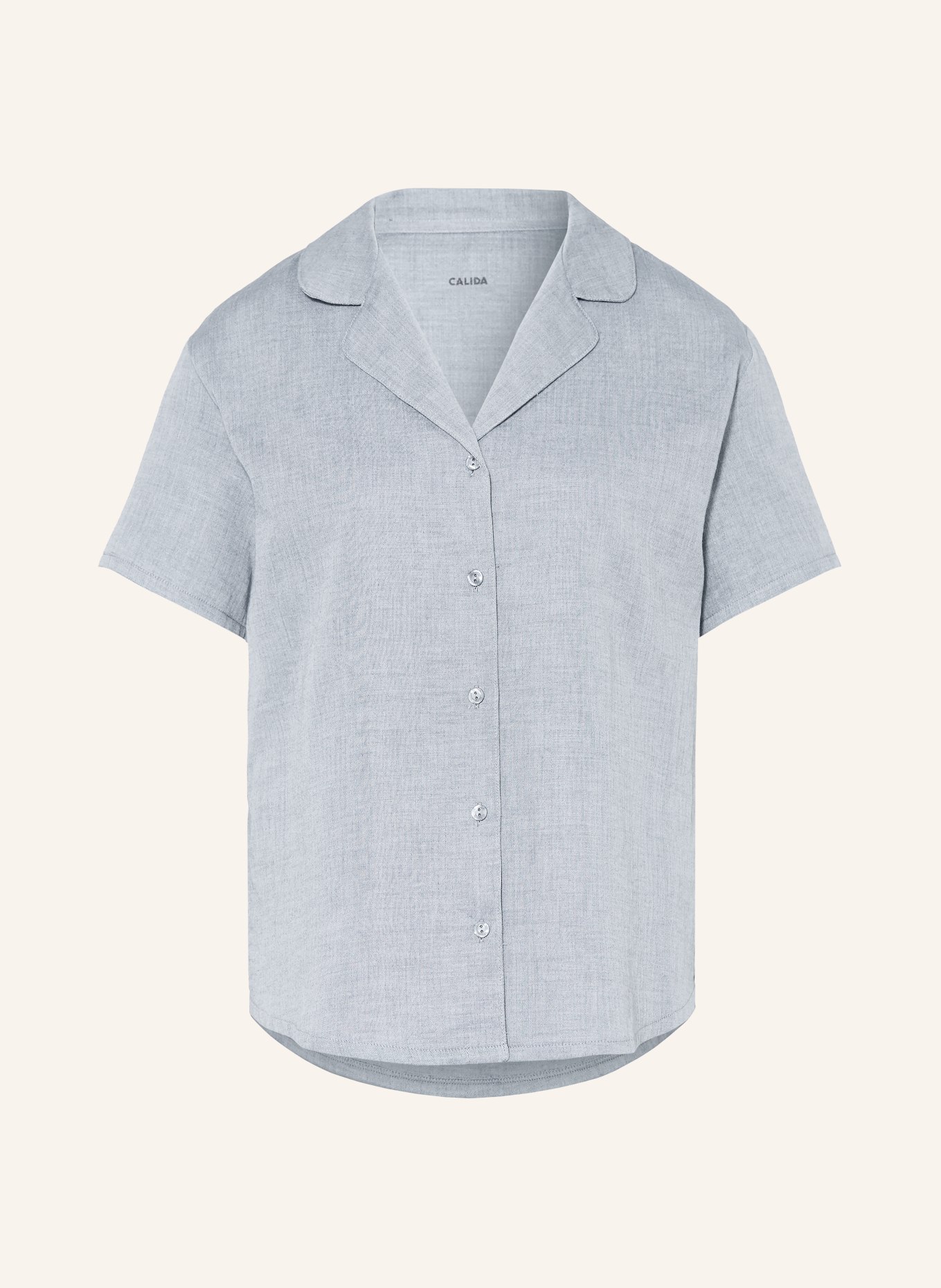 CALIDA Schlafshirt FAVOURITES TILES: BLAUGRAU