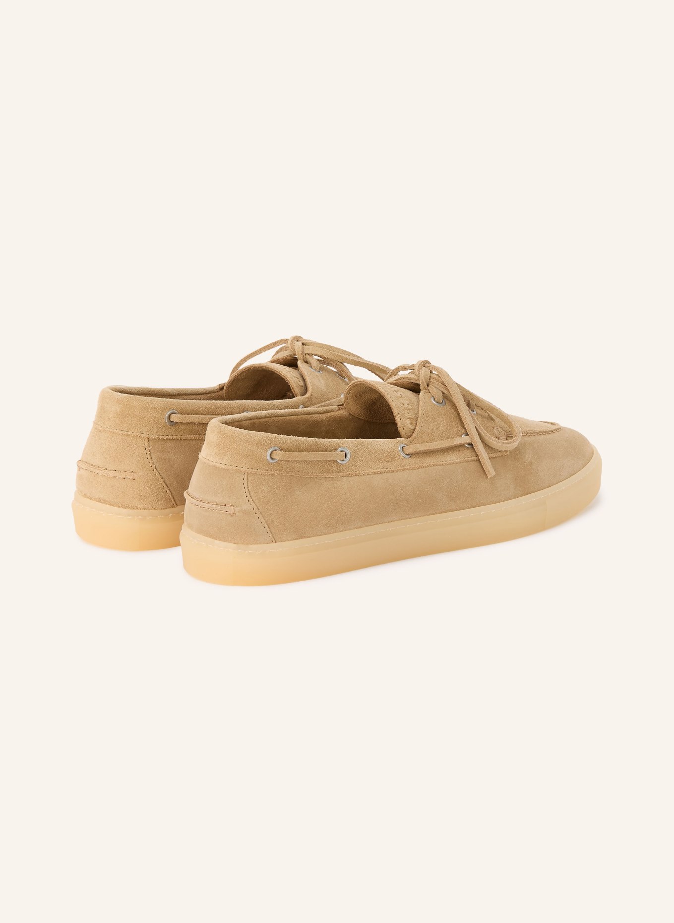 COPENHAGEN STUDIOS Boat shoes CPH160M: BEIGE