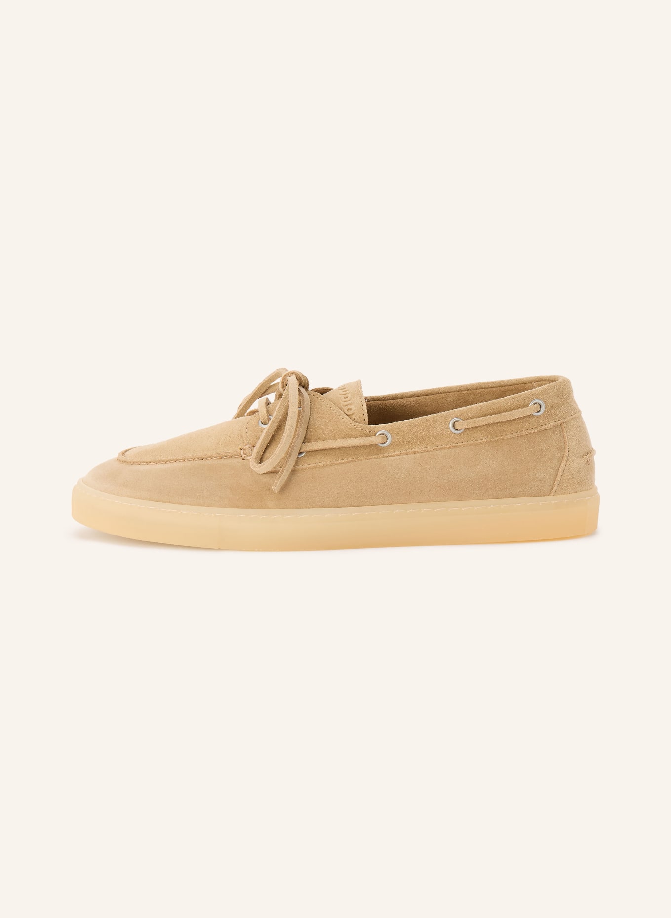COPENHAGEN STUDIOS Boat shoes CPH160M: BEIGE