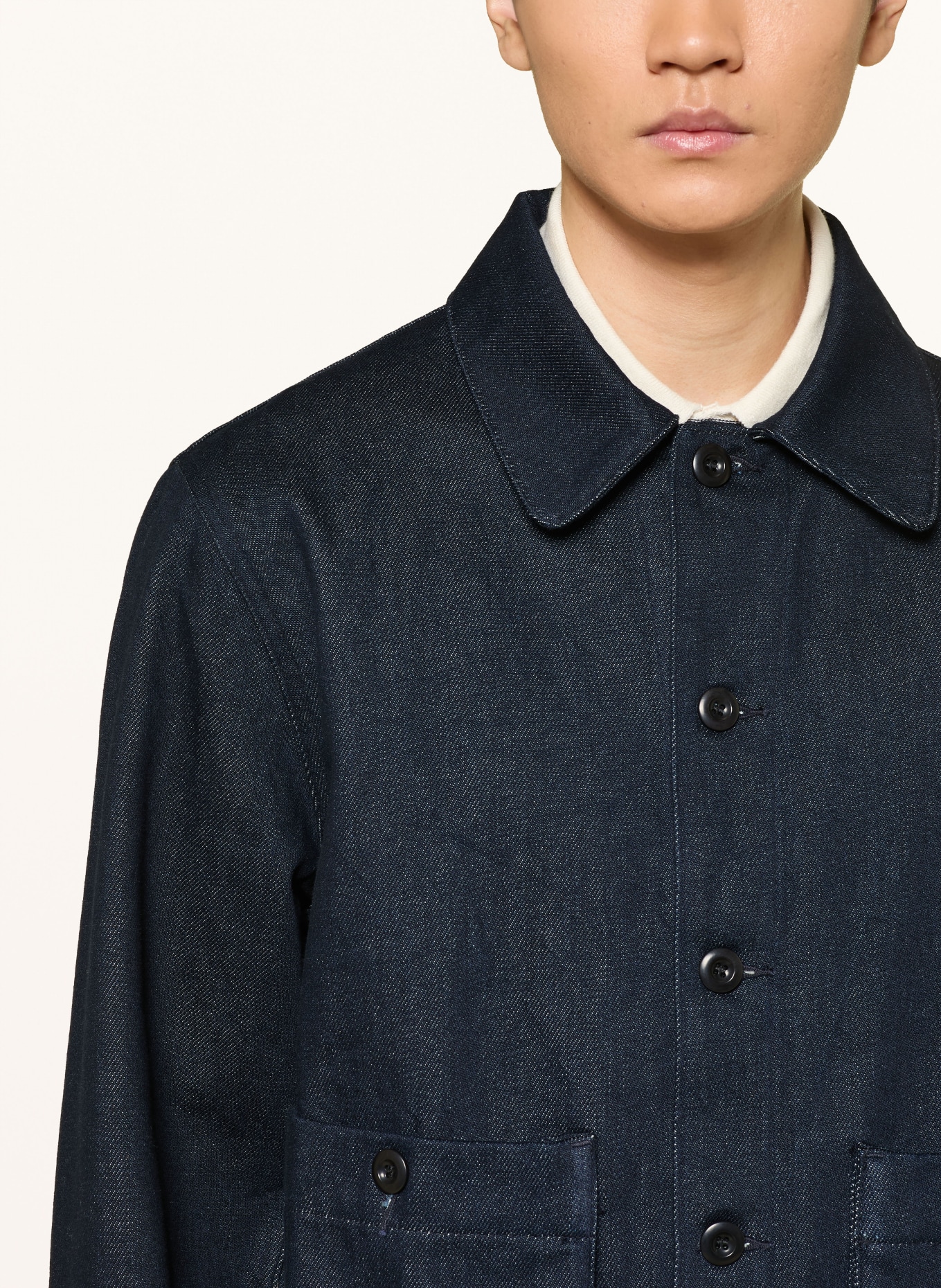 SANDRO Jeansjacke: 44 NAVY BLUE