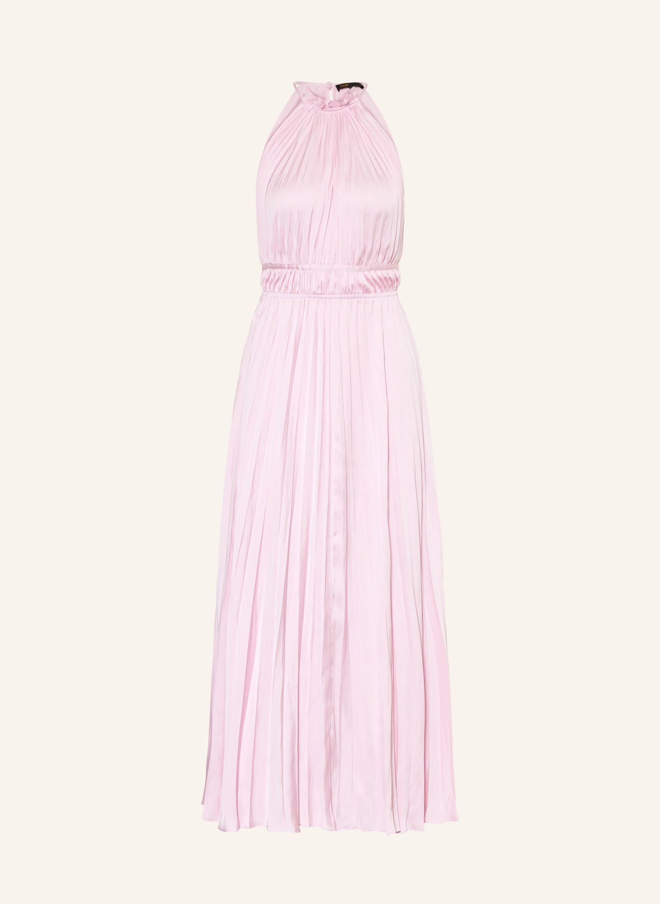 maje Plisseekleid: HELLROSA