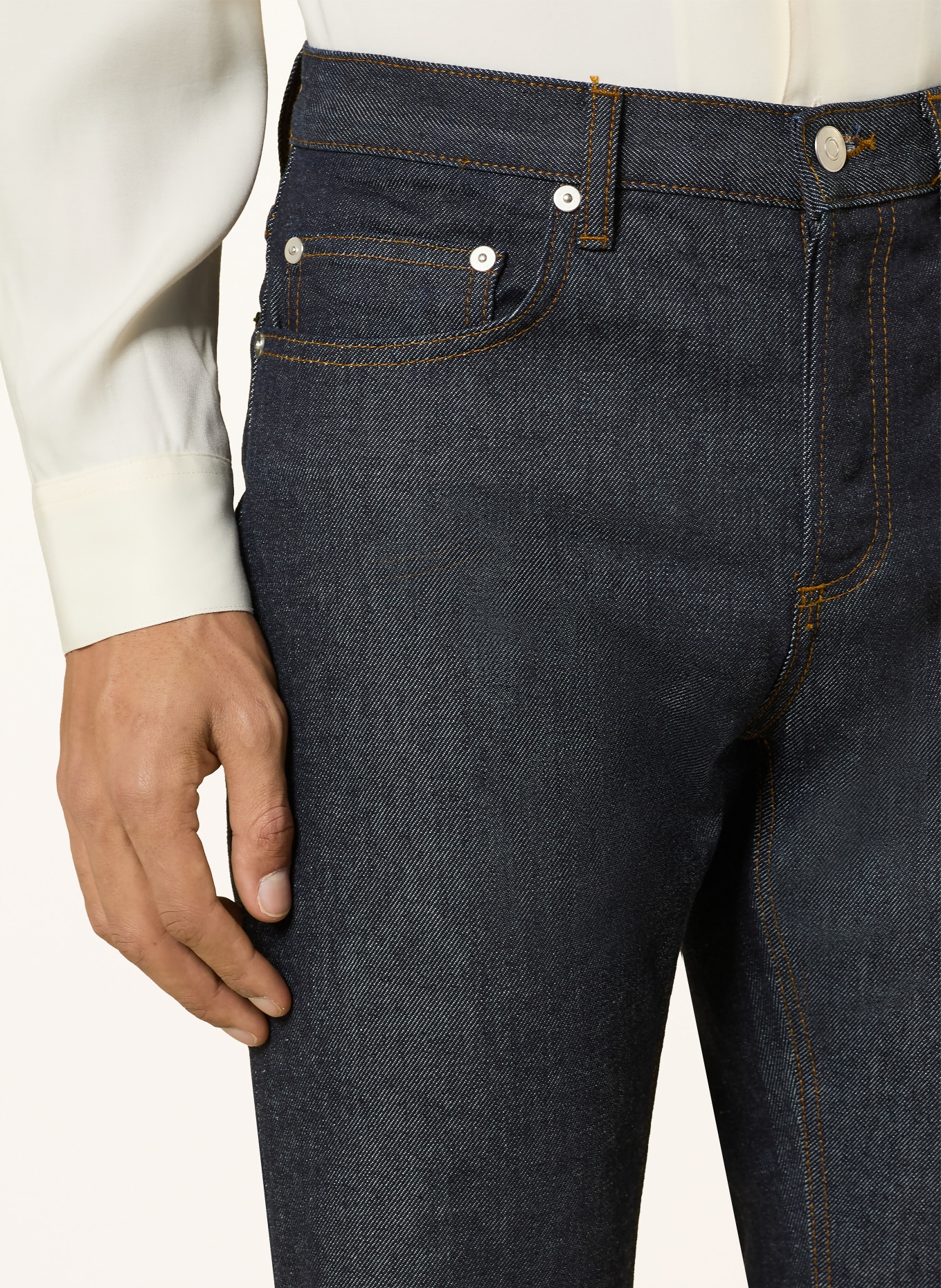 SANDRO Jeans Slim Fit: BRUT RAW-DENIM