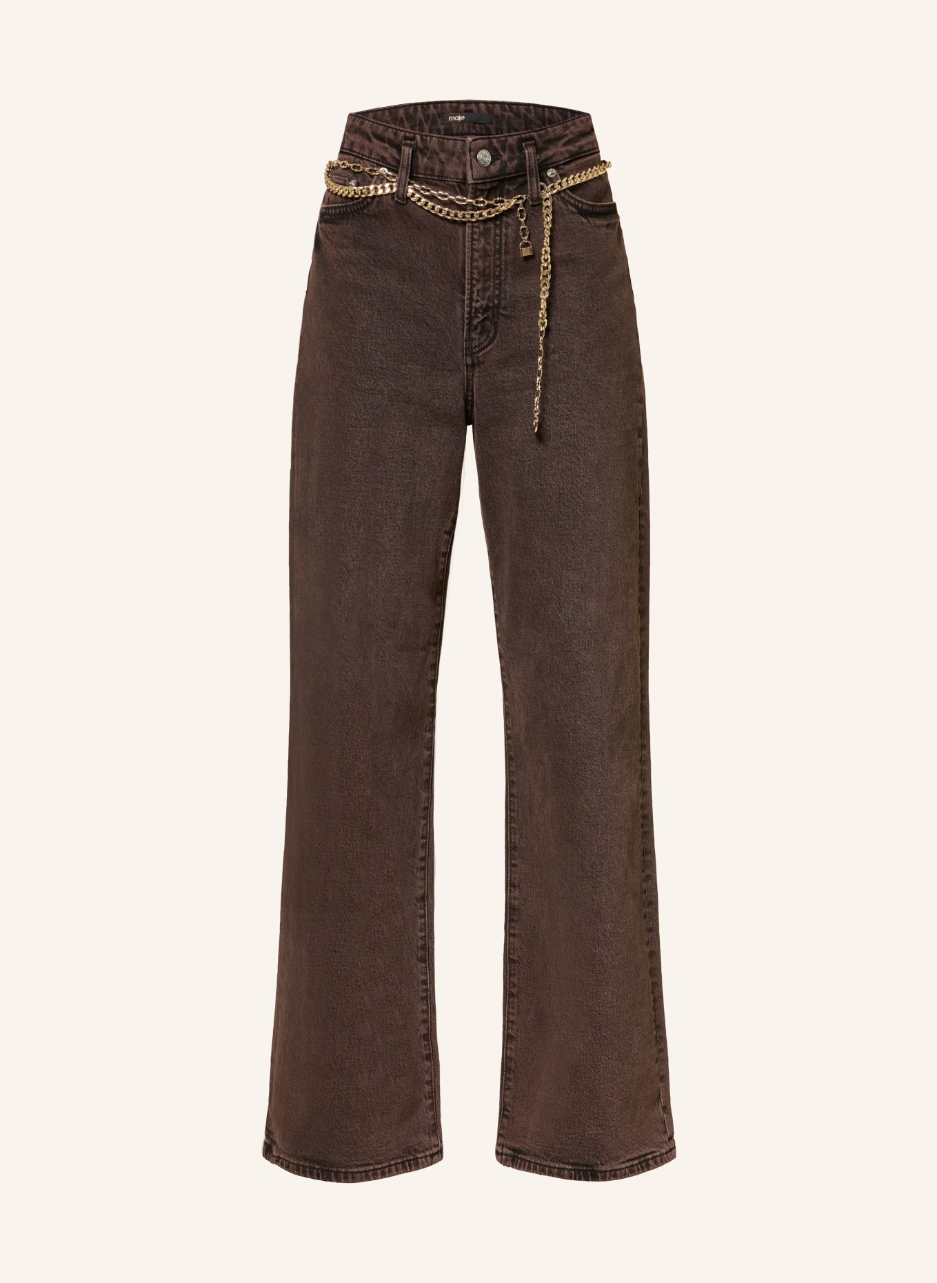 maje Straight Jeans: G005 BROWN