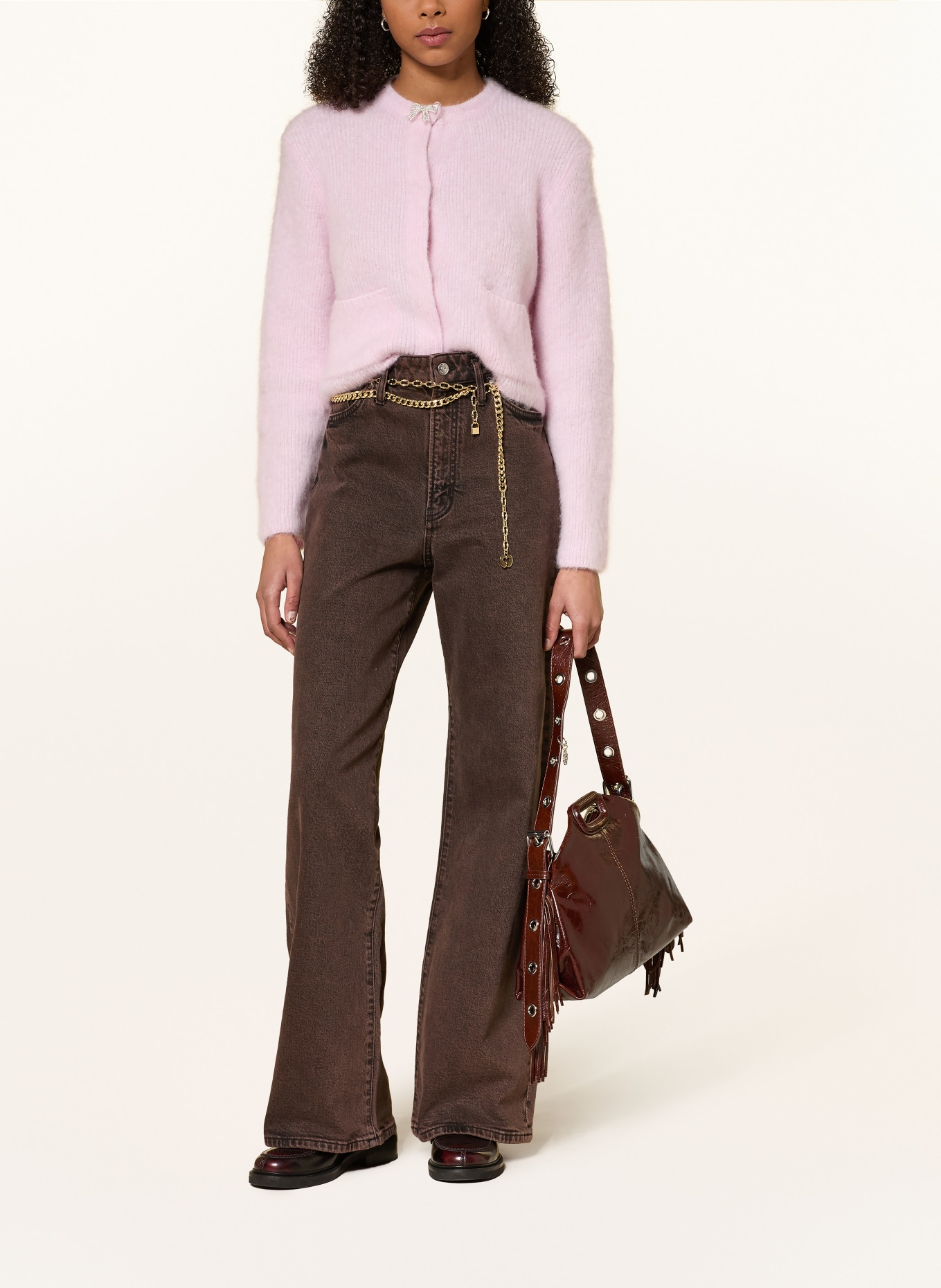 maje Straight Jeans: G005 BROWN