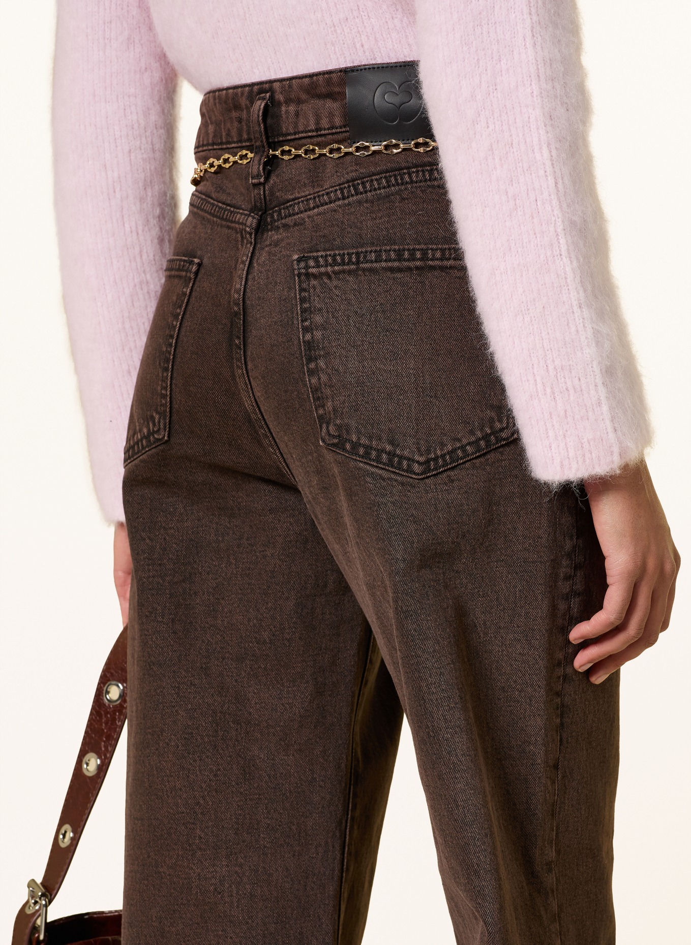 maje Straight Jeans: G005 BROWN