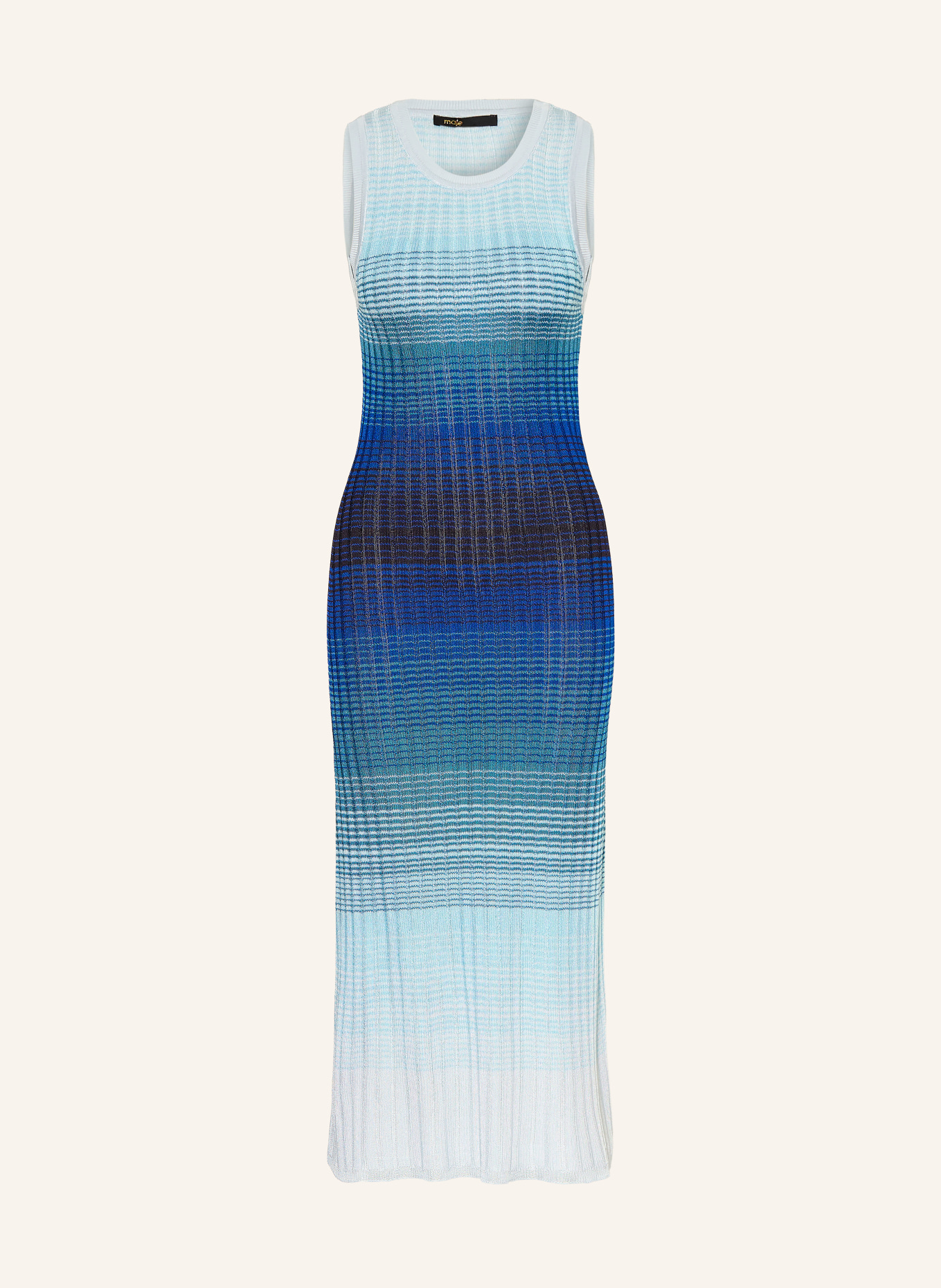 maje Strickkleid: BLAU / HELLBLAU / DUNKELBLAU