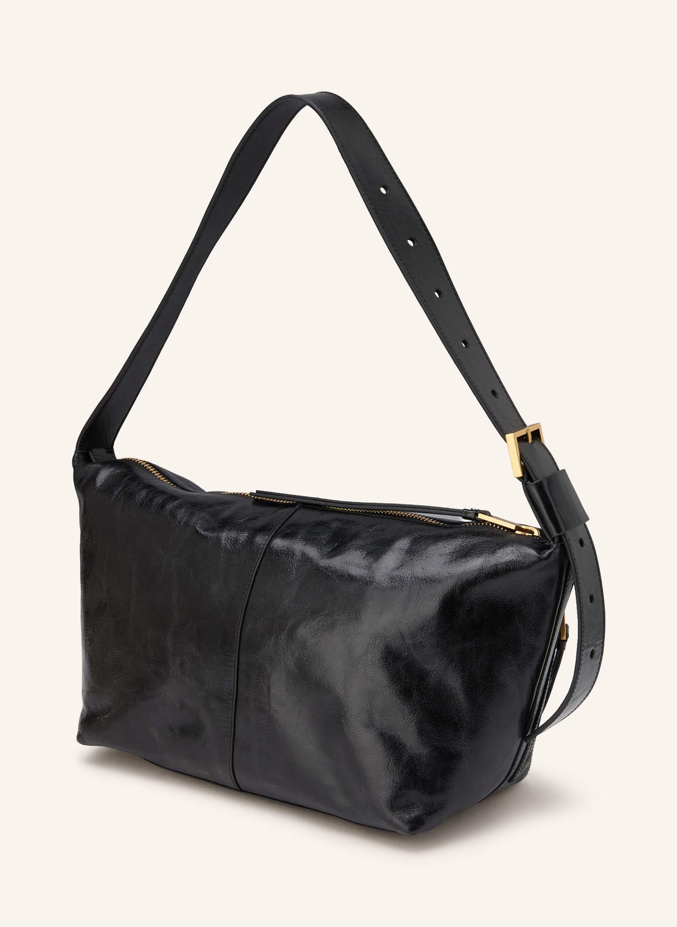 ALLSAINTS Sac à bandoulière JEAN REY: NOIR / OR