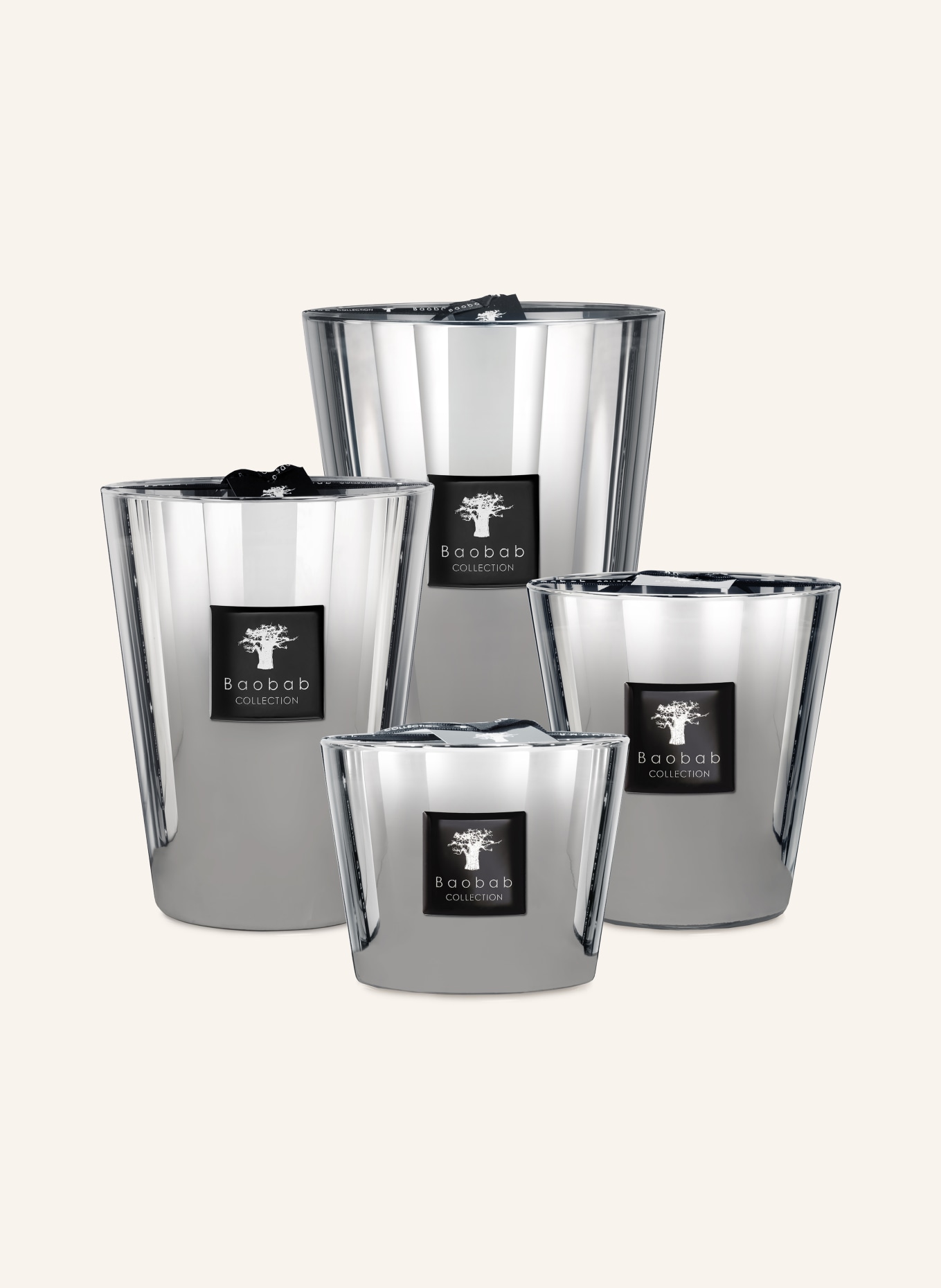 Baobab COLLECTION Duftkerze: SILBER
