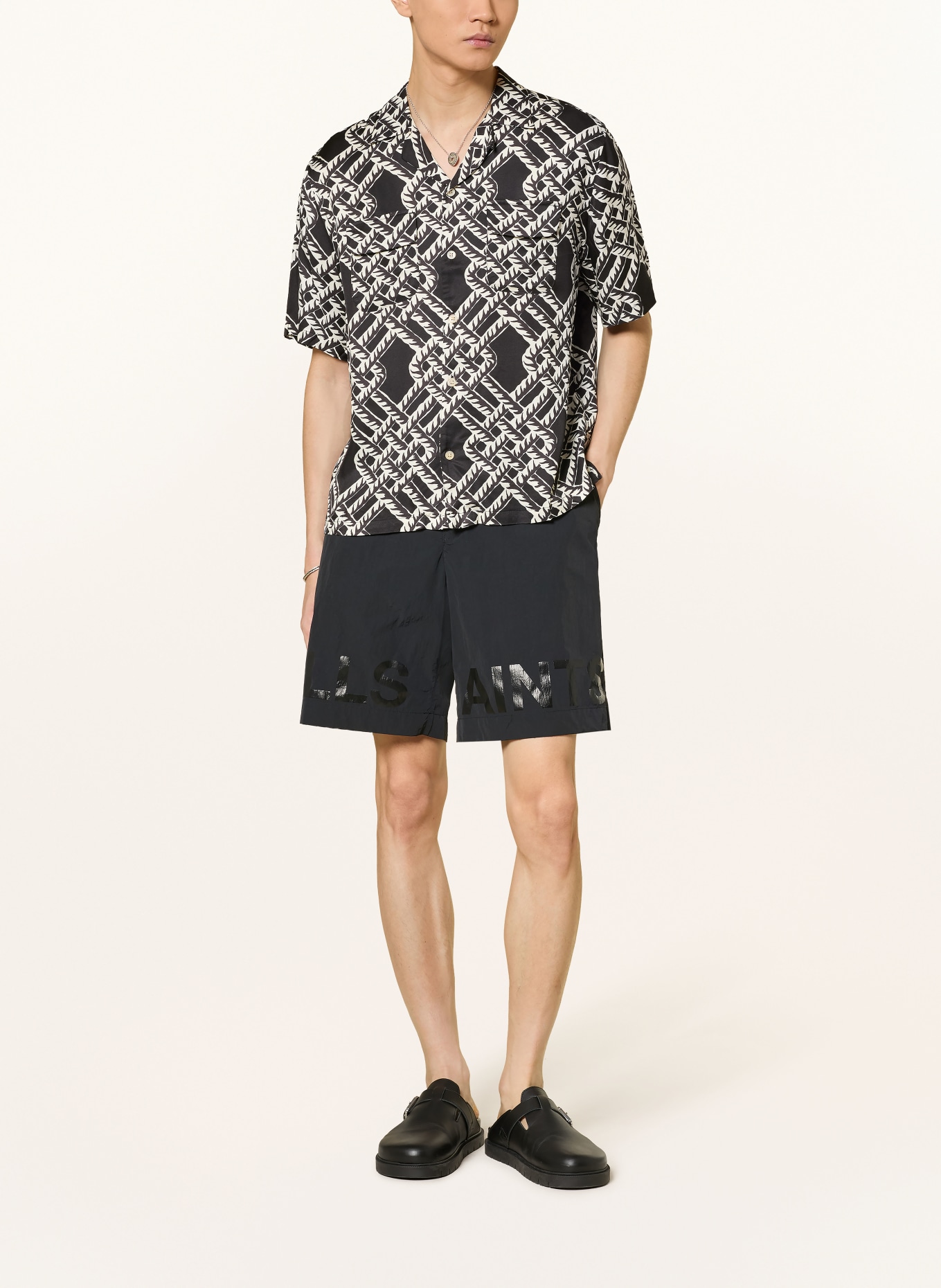 ALLSAINTS NEXUS shorts: BLACK