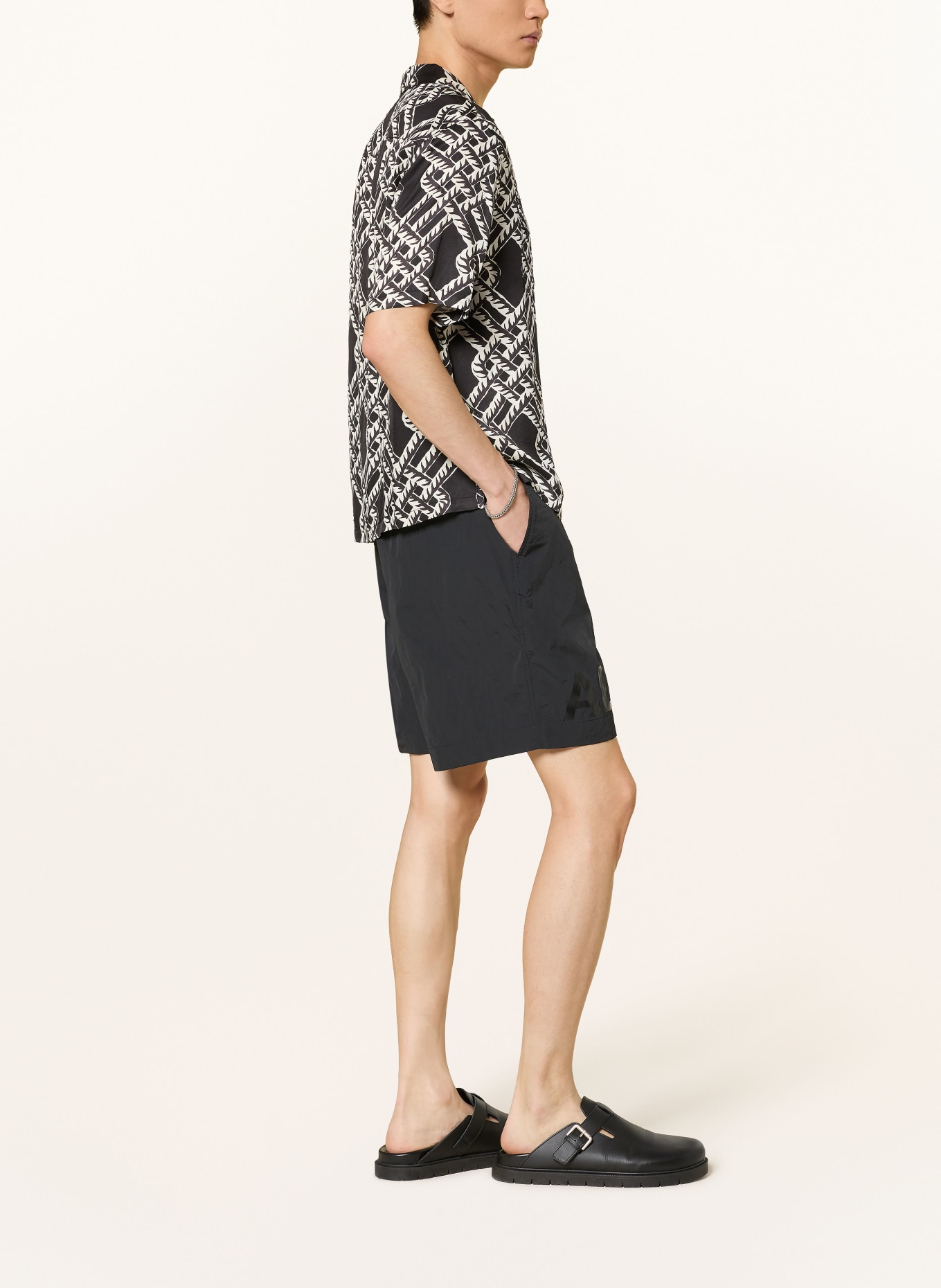 ALLSAINTS NEXUS shorts: BLACK