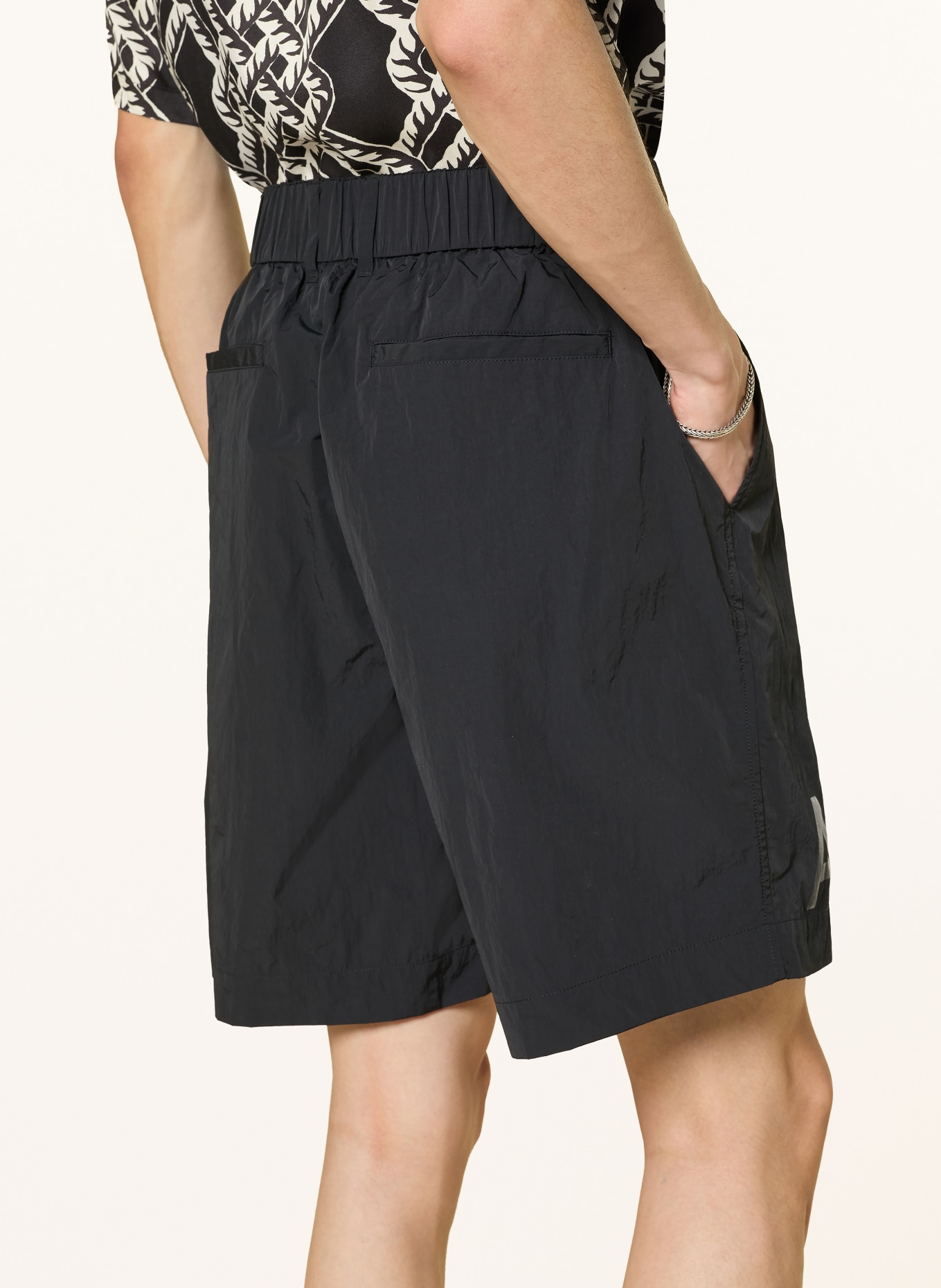ALLSAINTS NEXUS shorts: BLACK