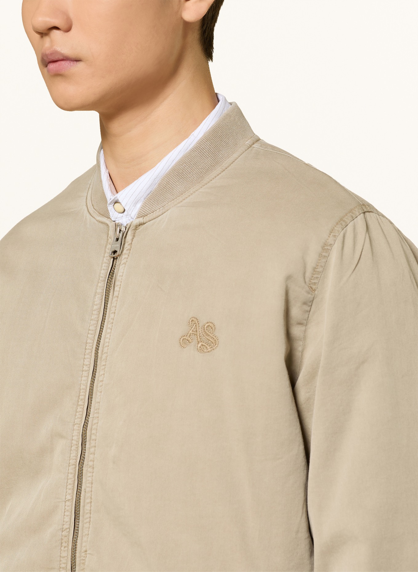 ALLSAINTS FORRES jacket: BEIGE