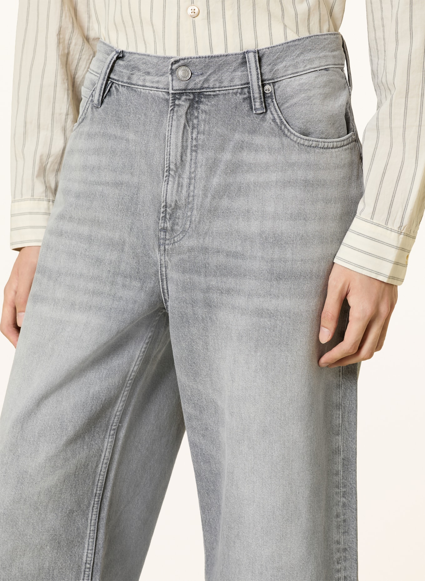 ALLSAINTS Dżinsy LENNY Wide Fit: 755 Washed Grey