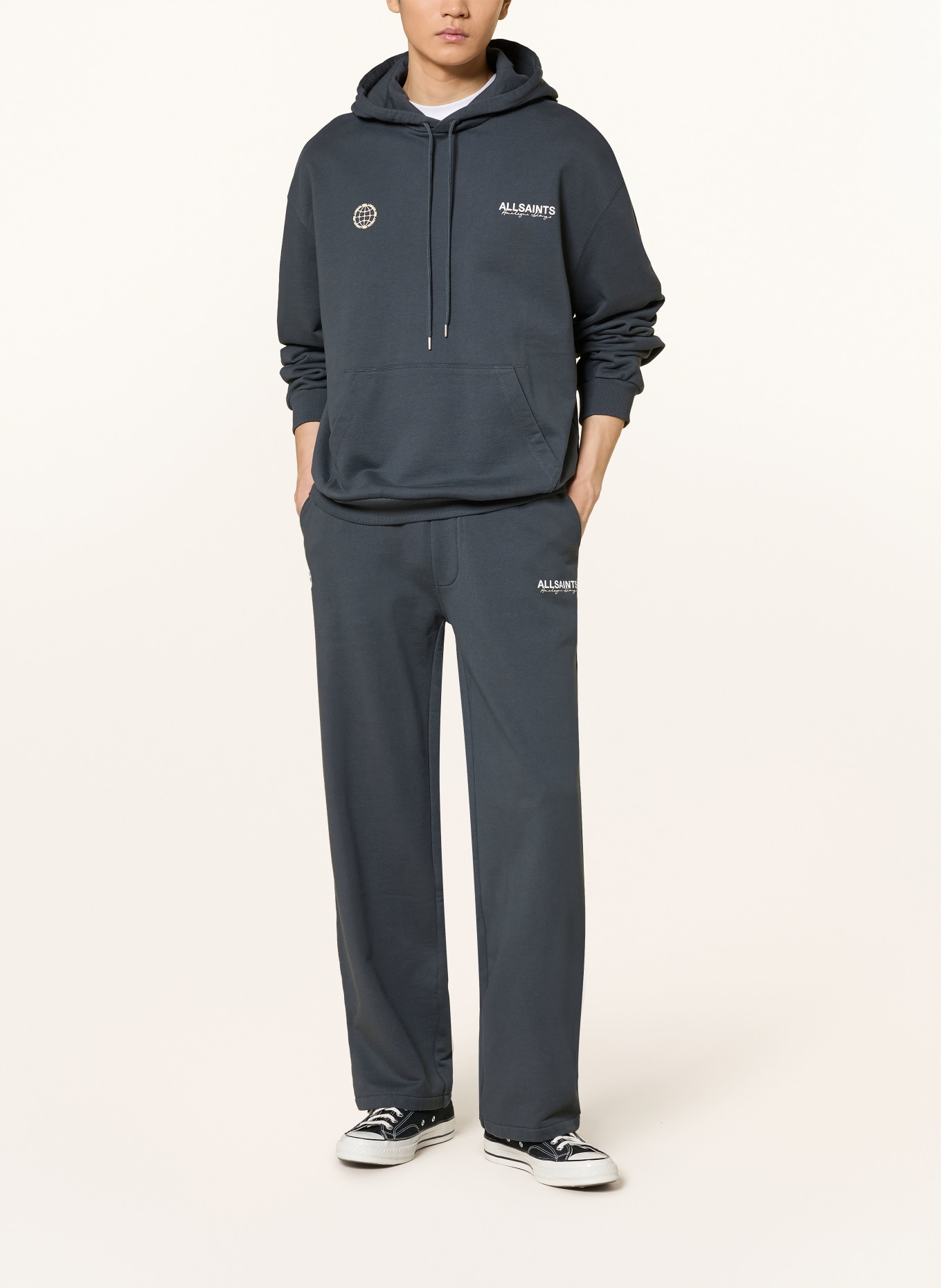 ALLSAINTS sweatpants: DARK GRAY