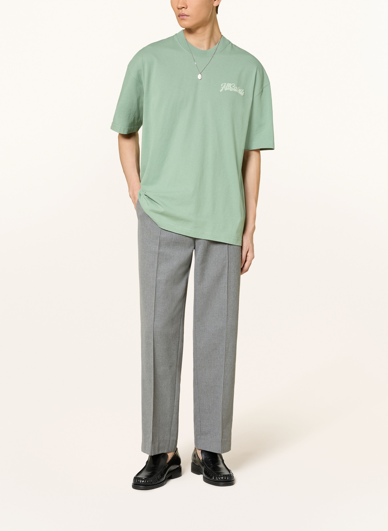 ALLSAINTS T-Shirt ODYSSEY: MINT / HELLGRÜN