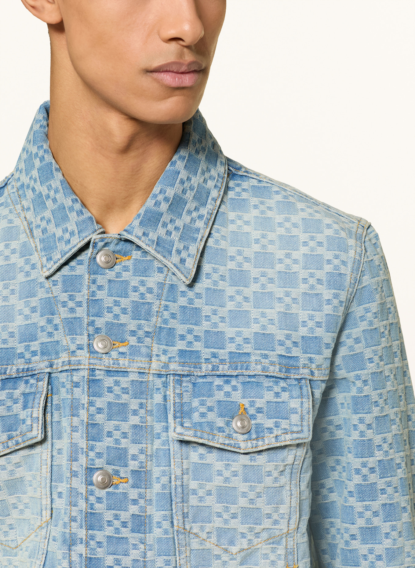 SANDRO Jeansjacke: 40 SKY BLUE