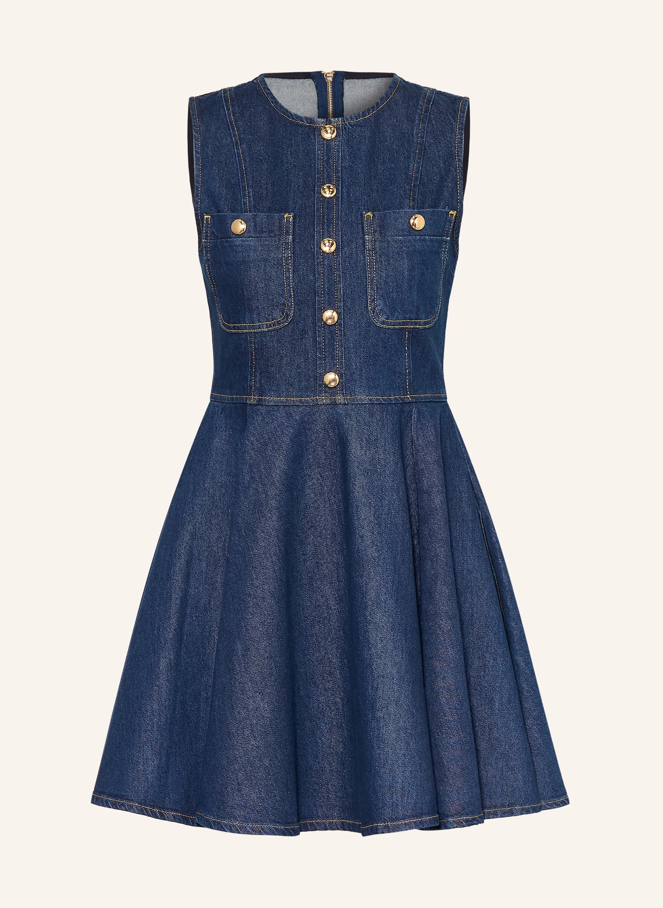 maje Jeanskleid: DUNKELBLAU