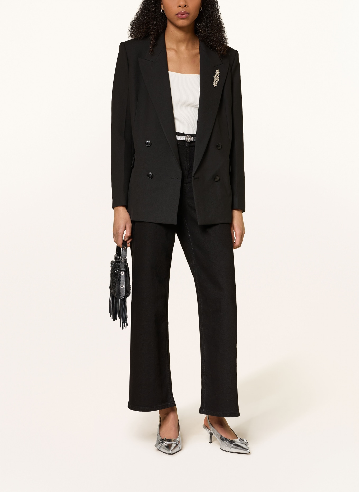 maje Straight Jeans: 2517 BLACK