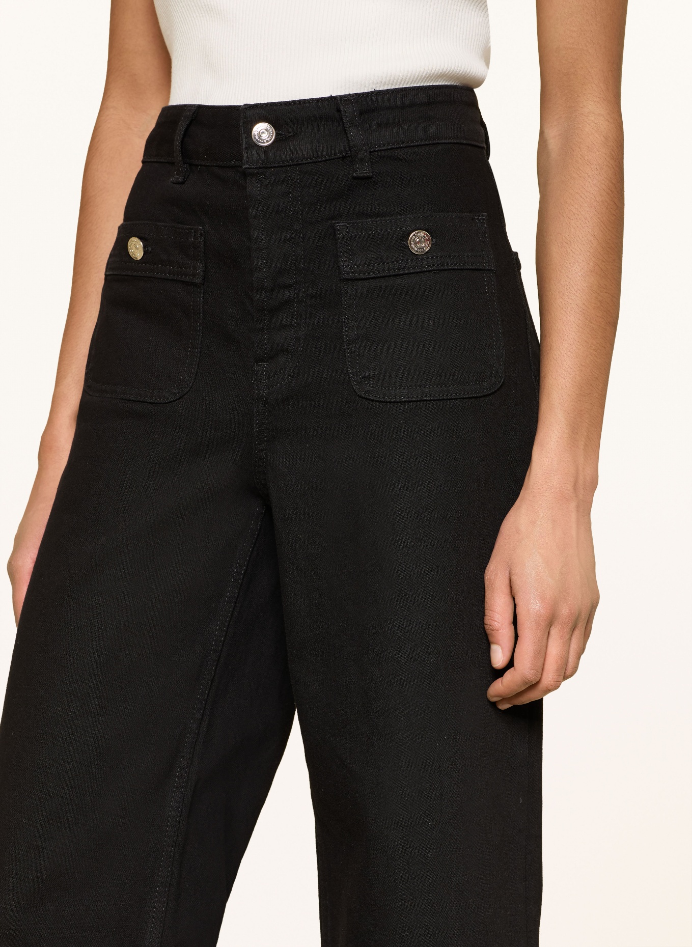 maje Straight Jeans: 2517 BLACK