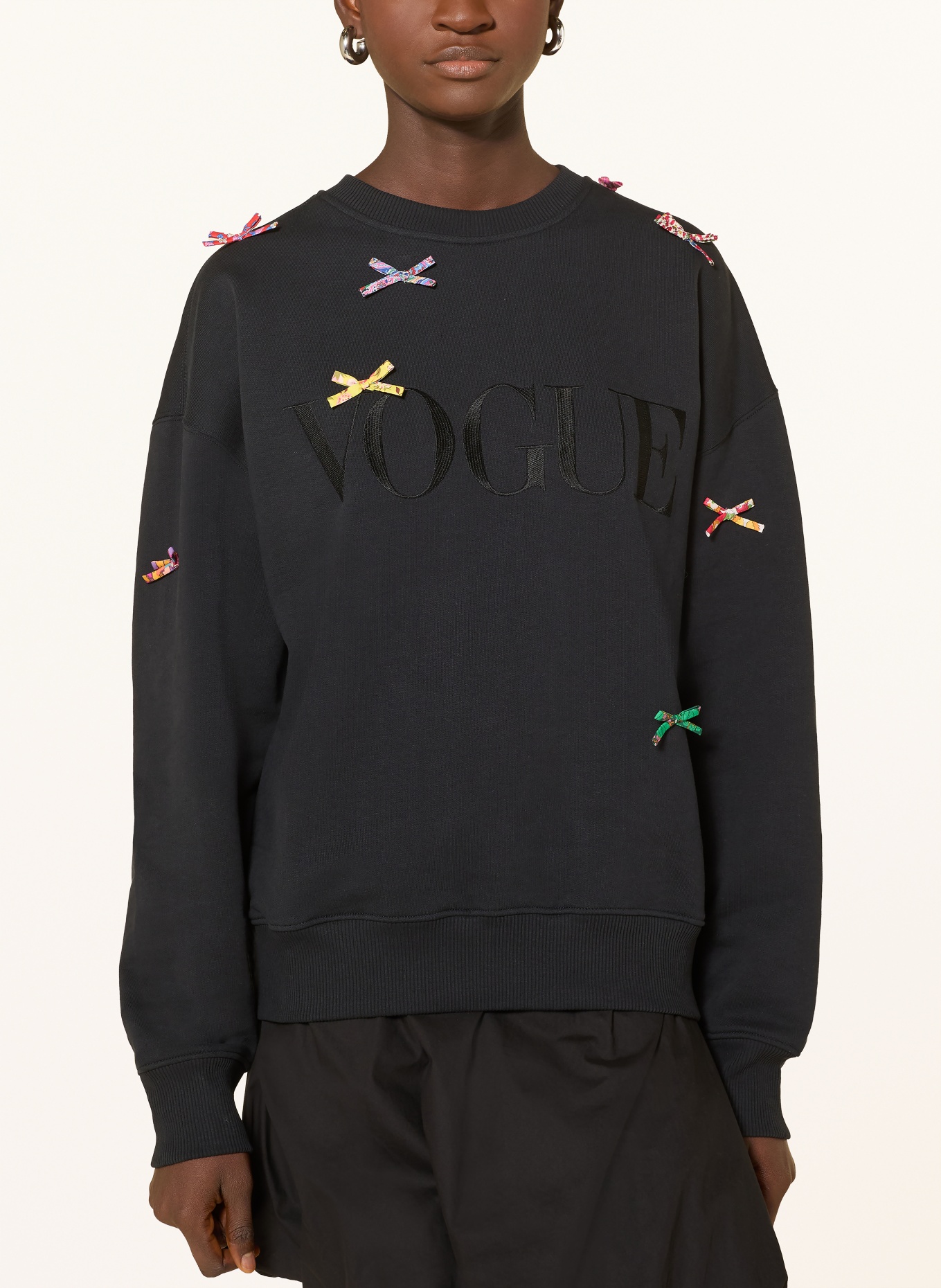 VOGUE COLLECTION sweat-shirt: NOIR