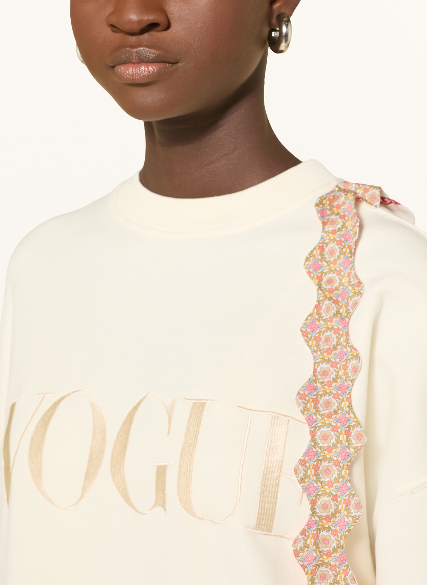 VOGUE COLLECTION Sweatshirt: ECRU