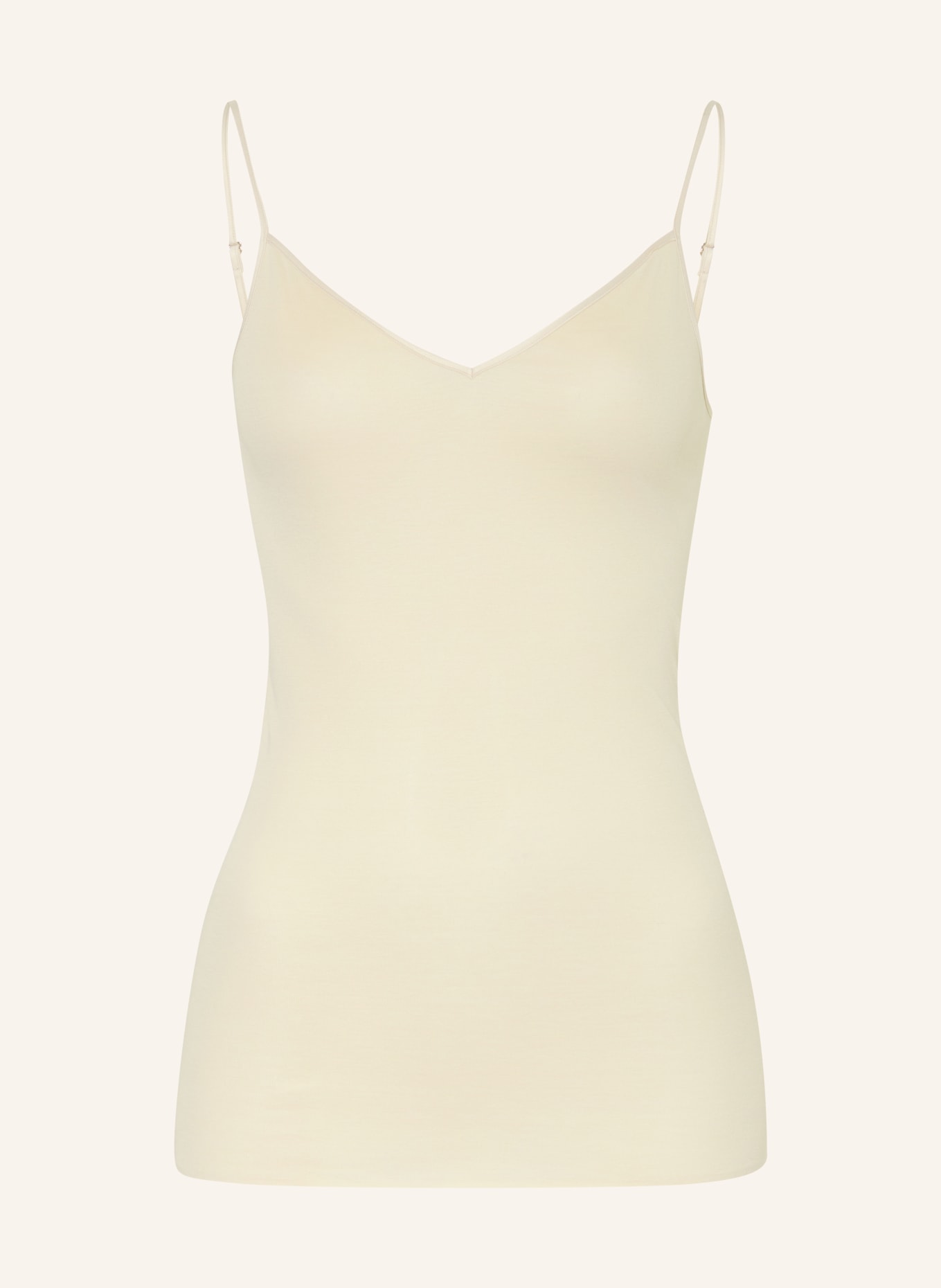 HANRO Top COTTON SEAMLESS: JASNOBRĄZOWY