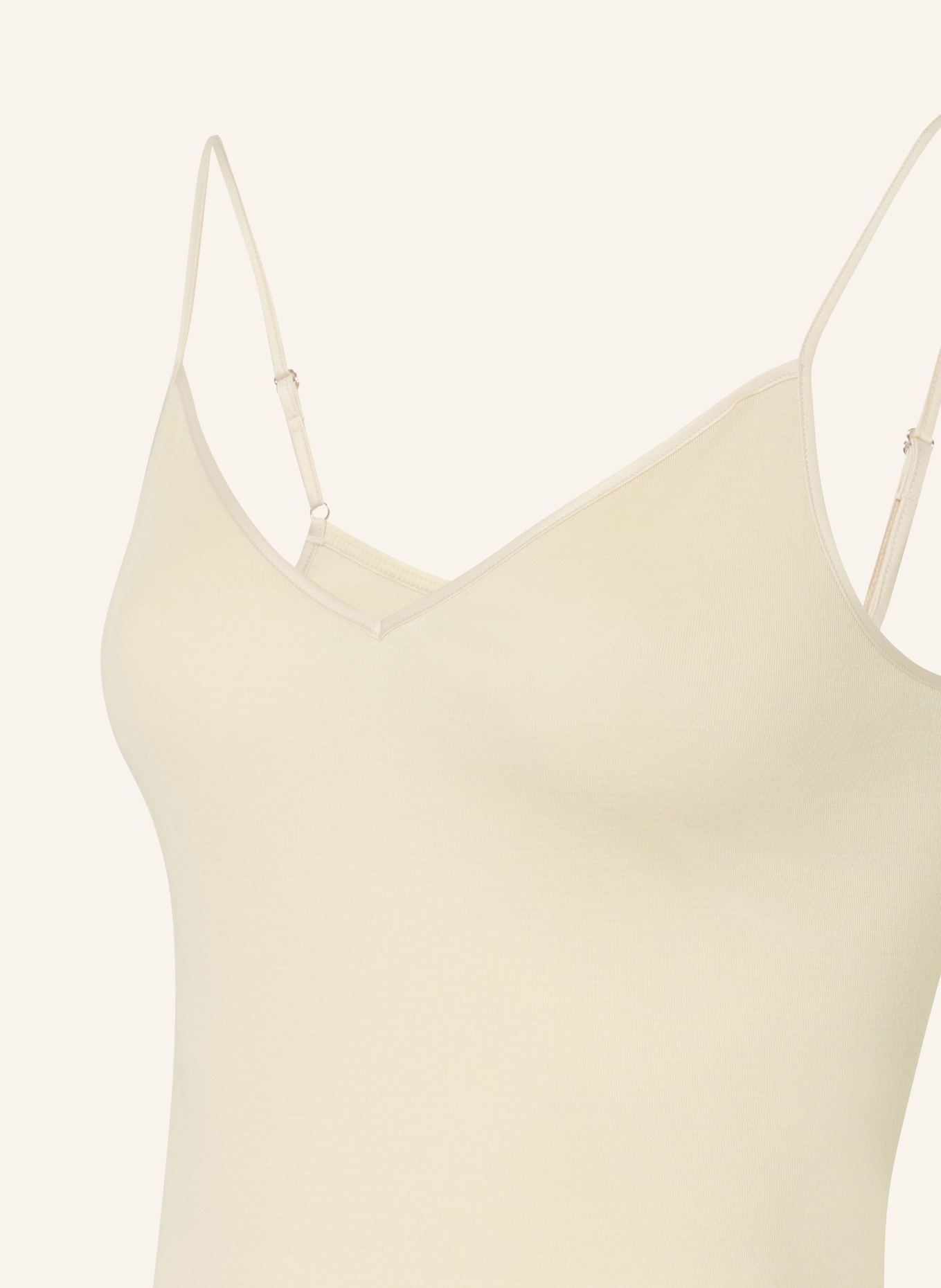 HANRO Top COTTON SEAMLESS: JASNOBRĄZOWY