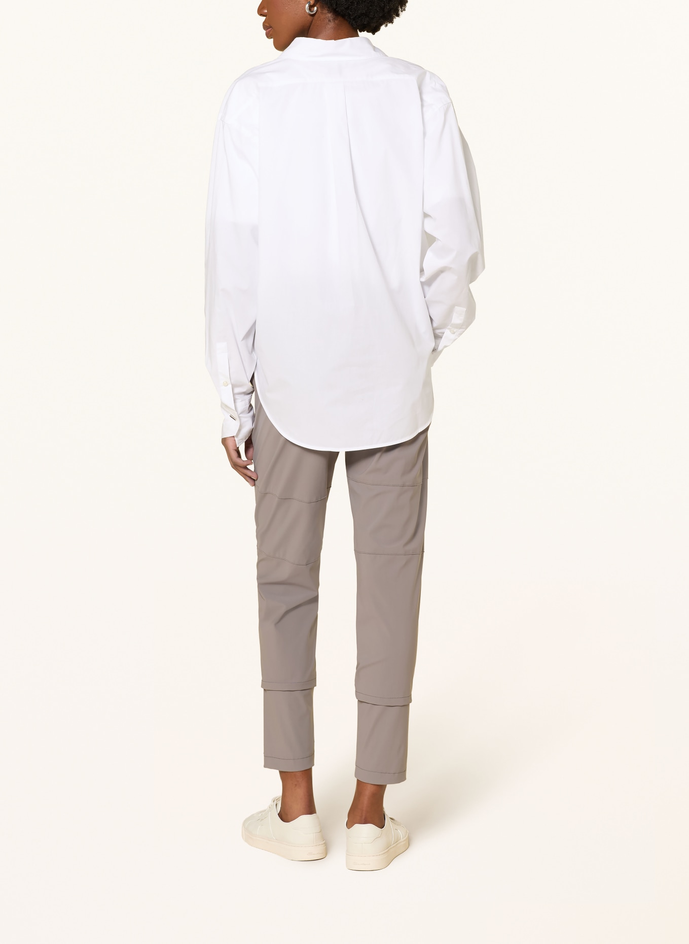 RAFFAELLO ROSSI Broek CANDY in joggingstijl: TAUPE