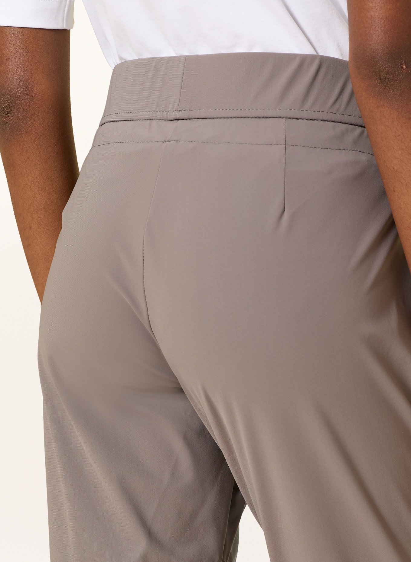 RAFFAELLO ROSSI Broek CANDY in joggingstijl: TAUPE