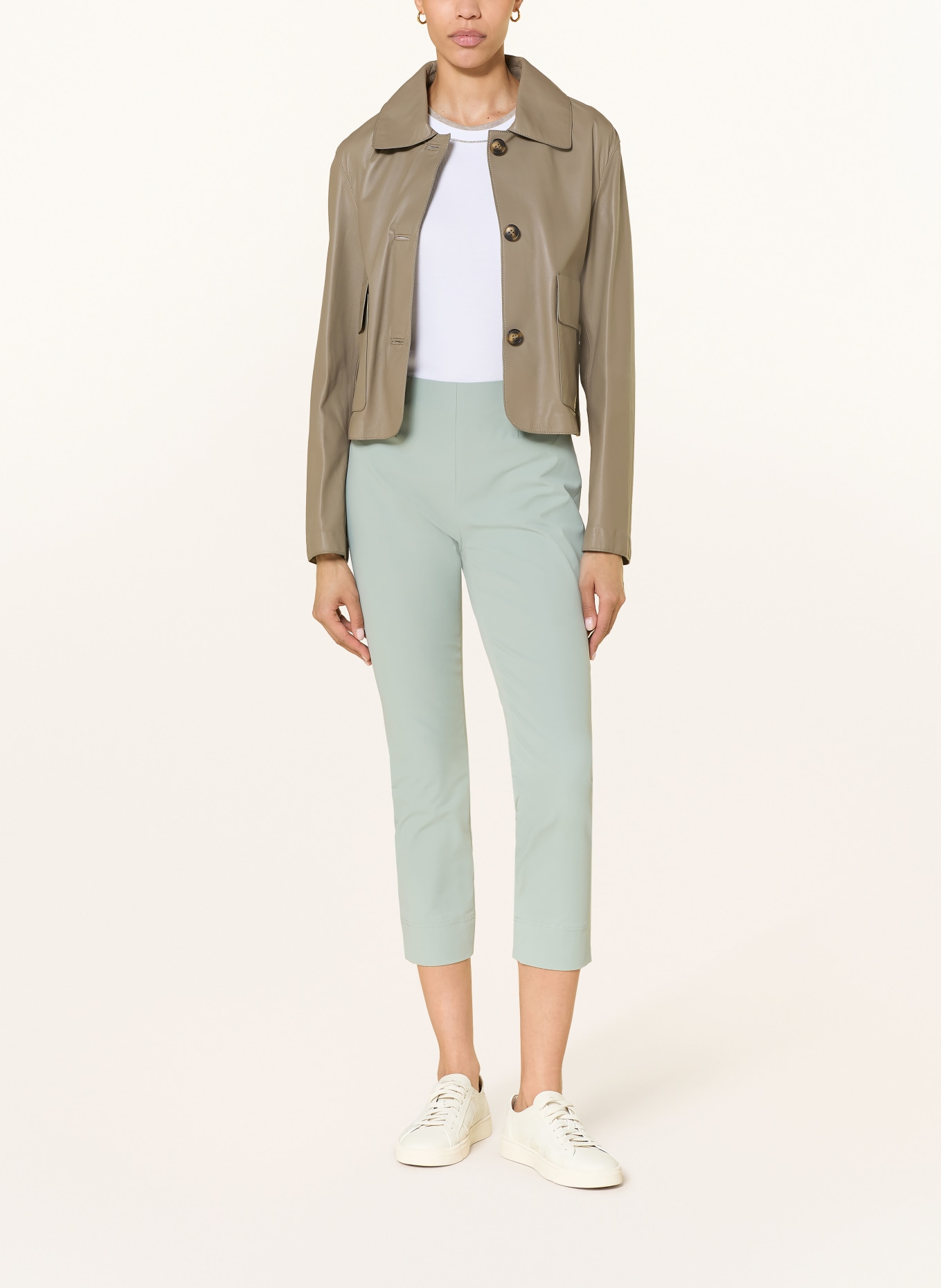 RAFFAELLO ROSSI Hose PENNY 6/8: HELLGRÜN