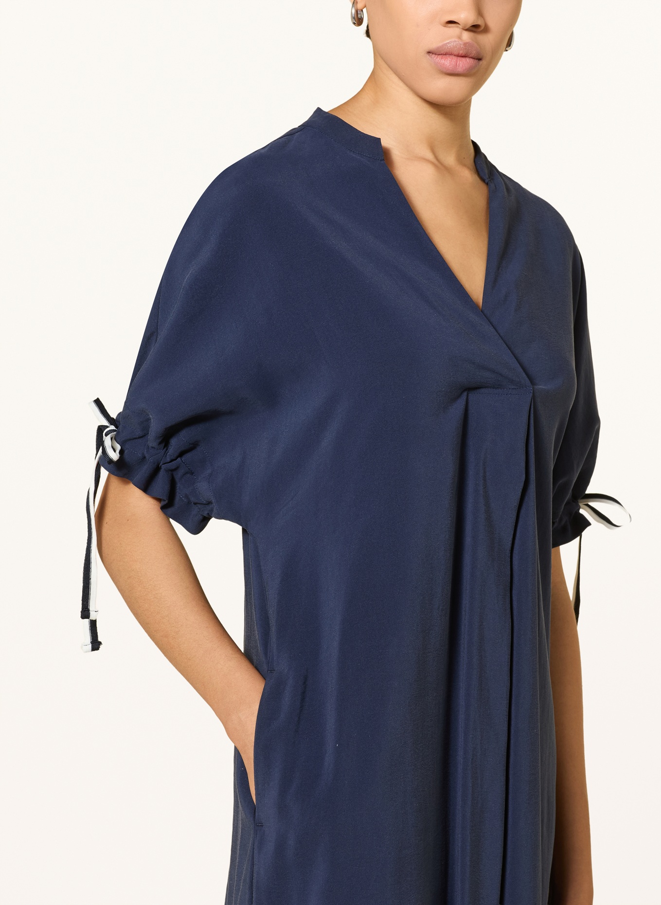 MORE & MORE Jurk: DONKERBLAUW