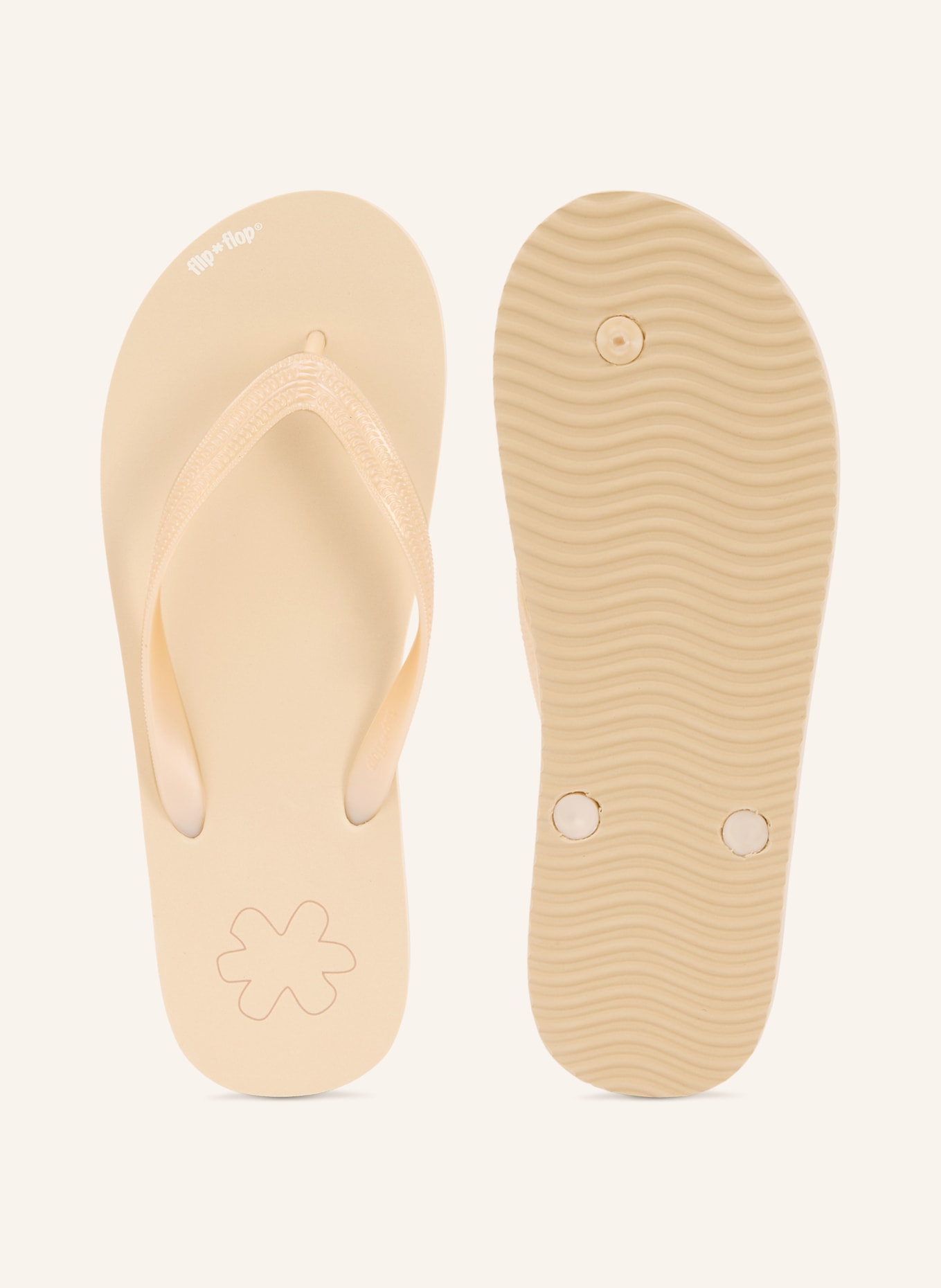 flip*flop Zehentrenner ORIGINALS METALLIC: BEIGE