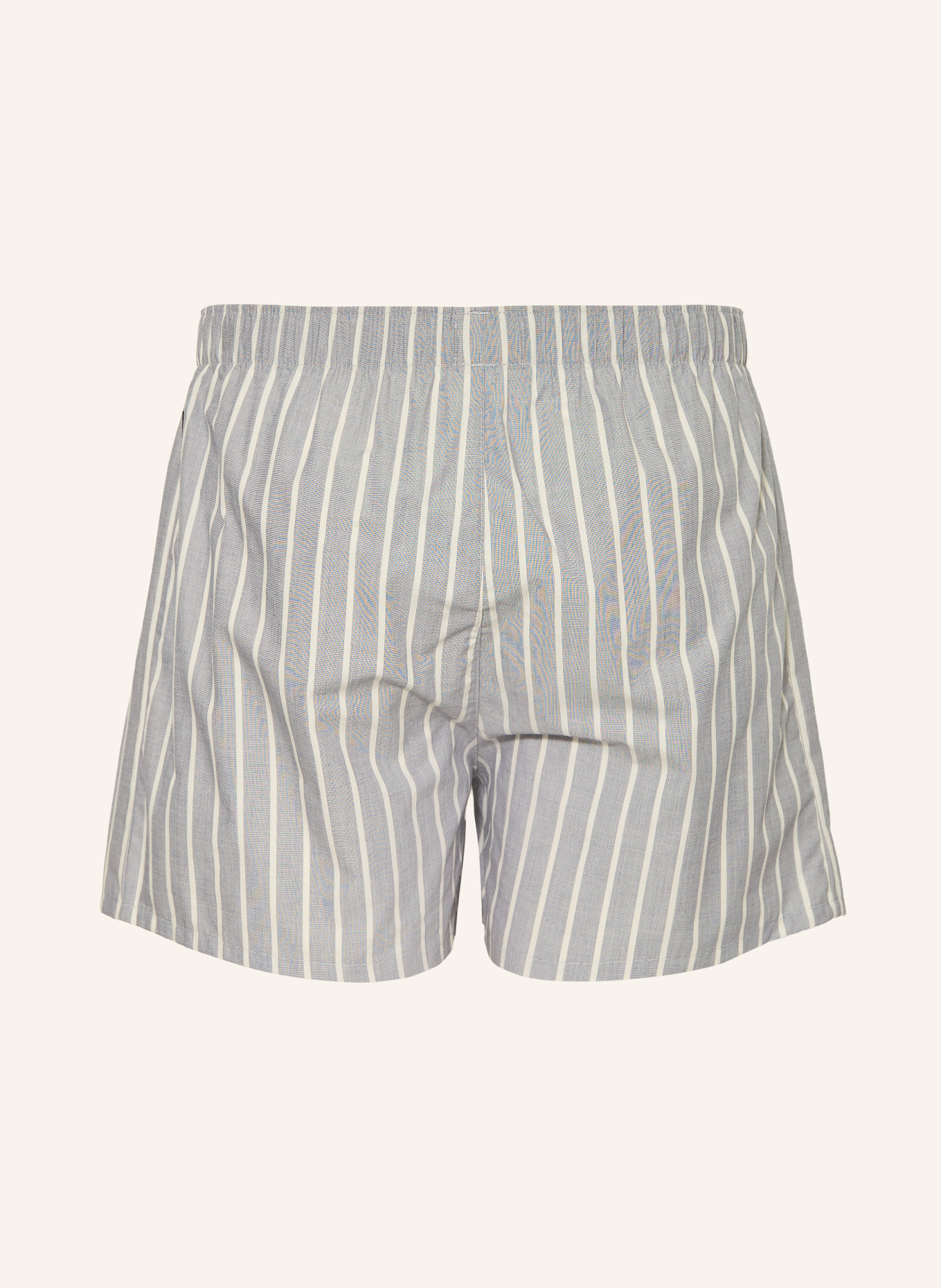 HANRO Boxers en ligne FANCY WOVEN: GRIS / CRÈME