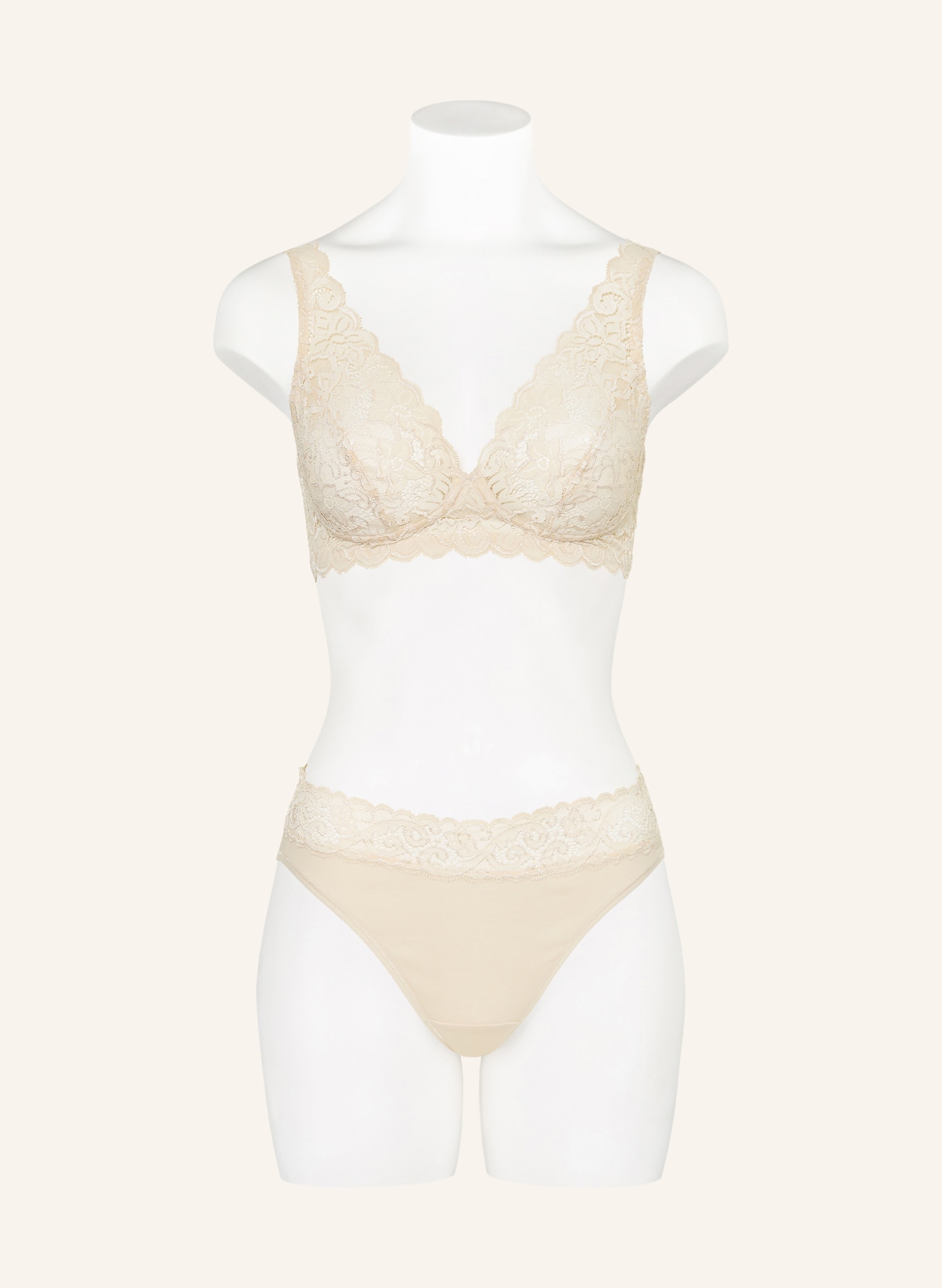 HANRO Slip MOMENTS: ÉCRU