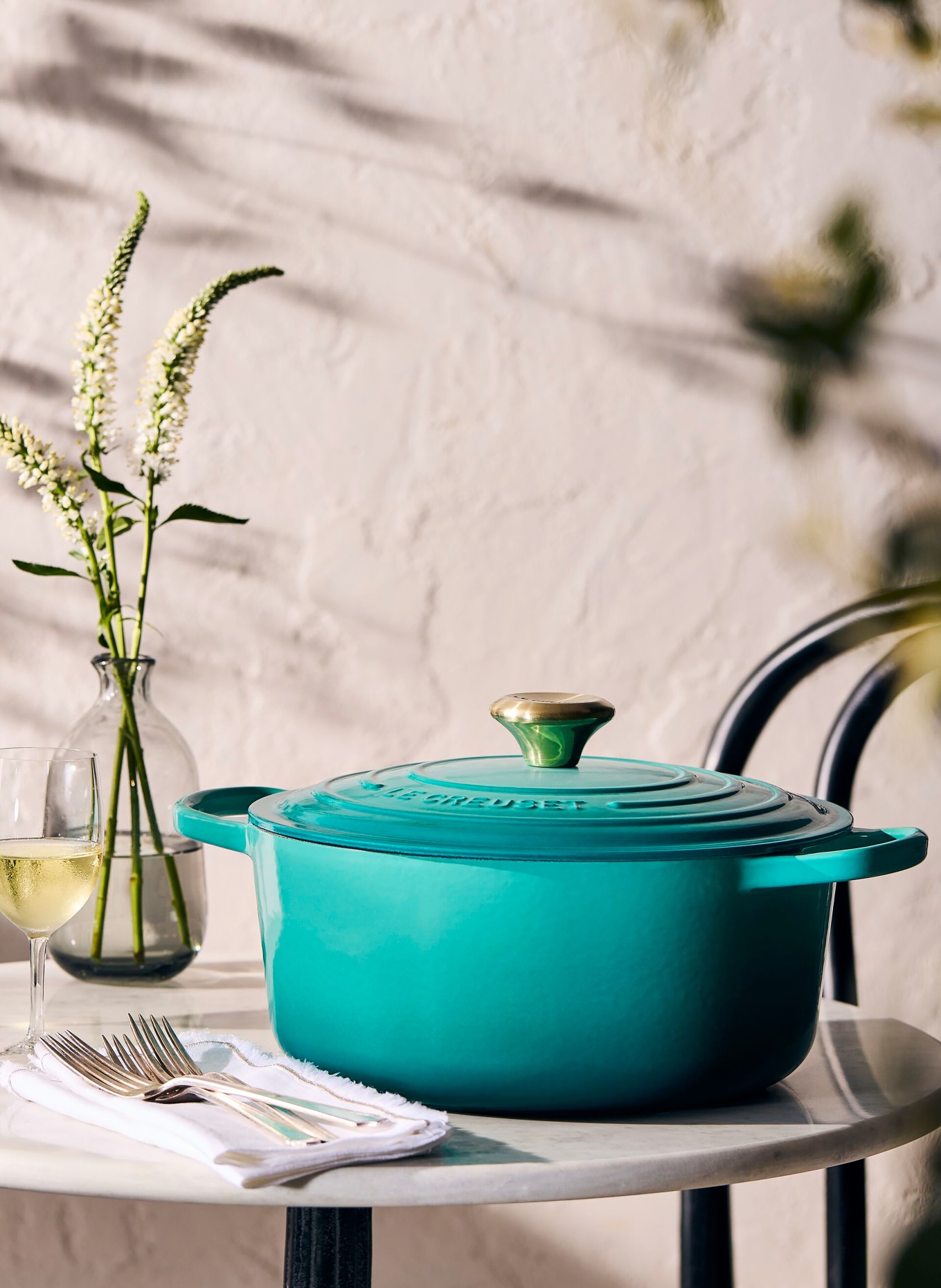 LE CREUSET Bräter SIGNATURE: Bleu Riviera