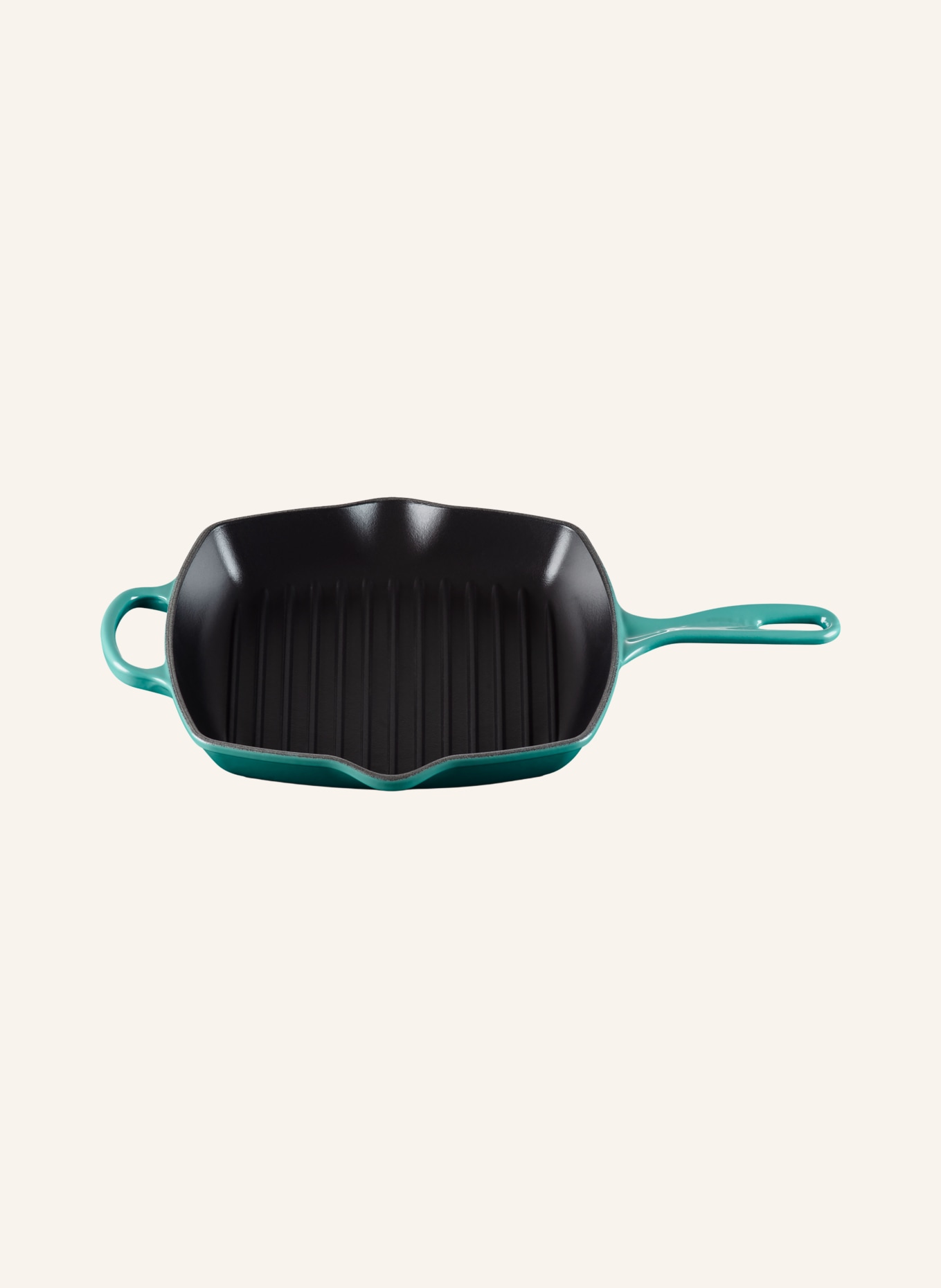 LE CREUSET Grillpan SIGNATURE: Bleu Riviera