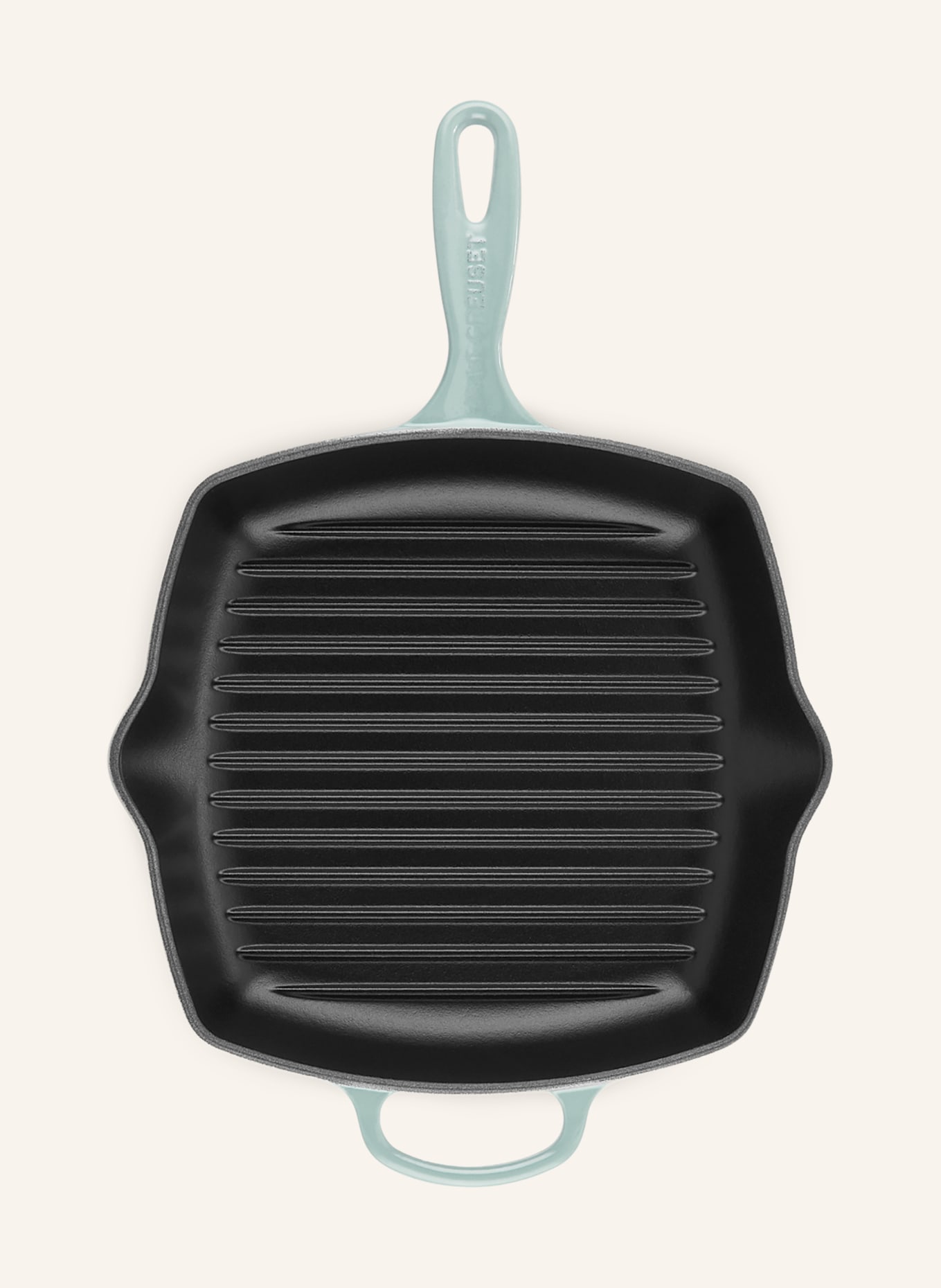 LE CREUSET Grillpan SIGNATURE: SEA SALT