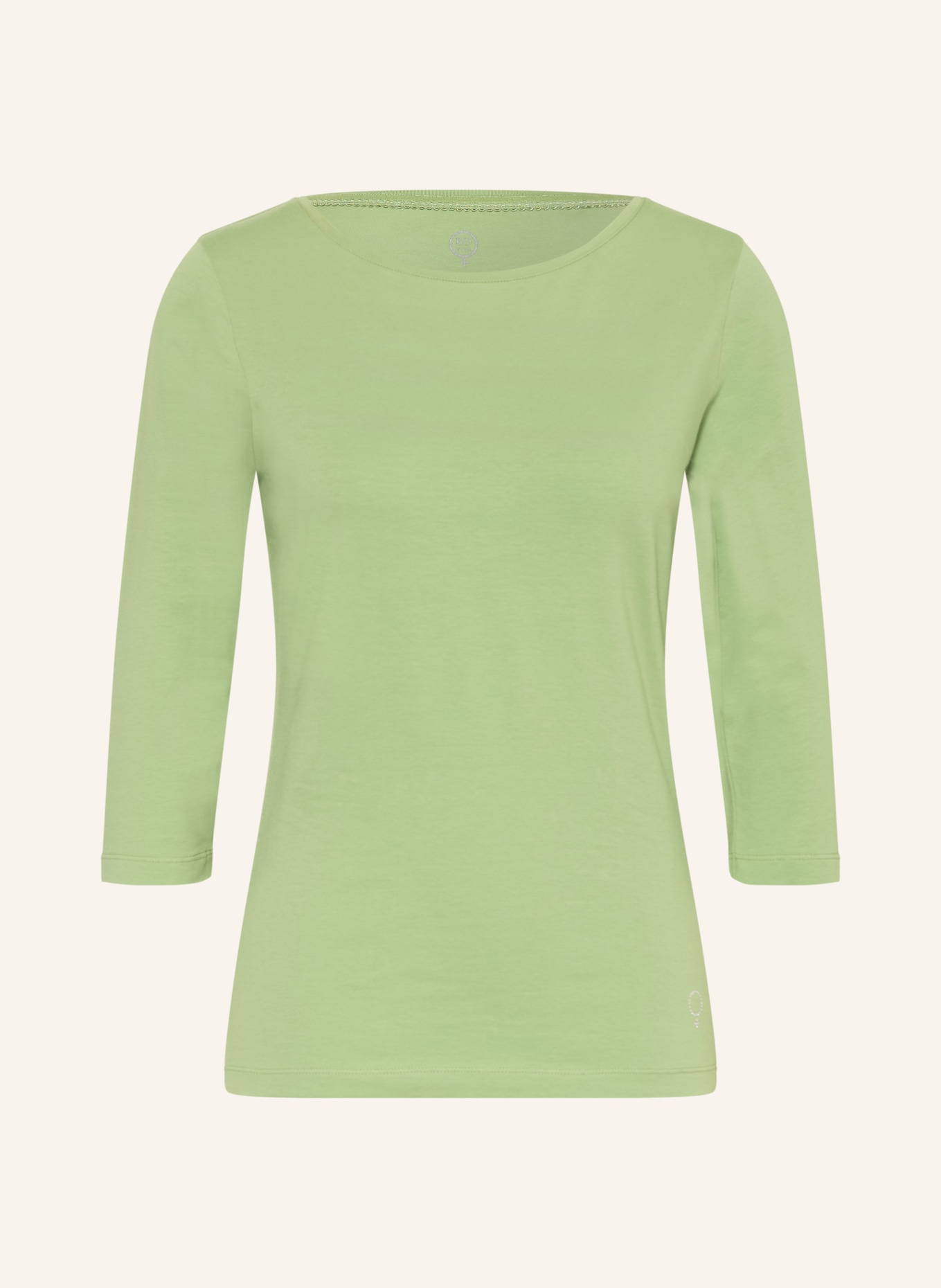 BOVIVA Shirt met 3/4-mouwen: GROEN