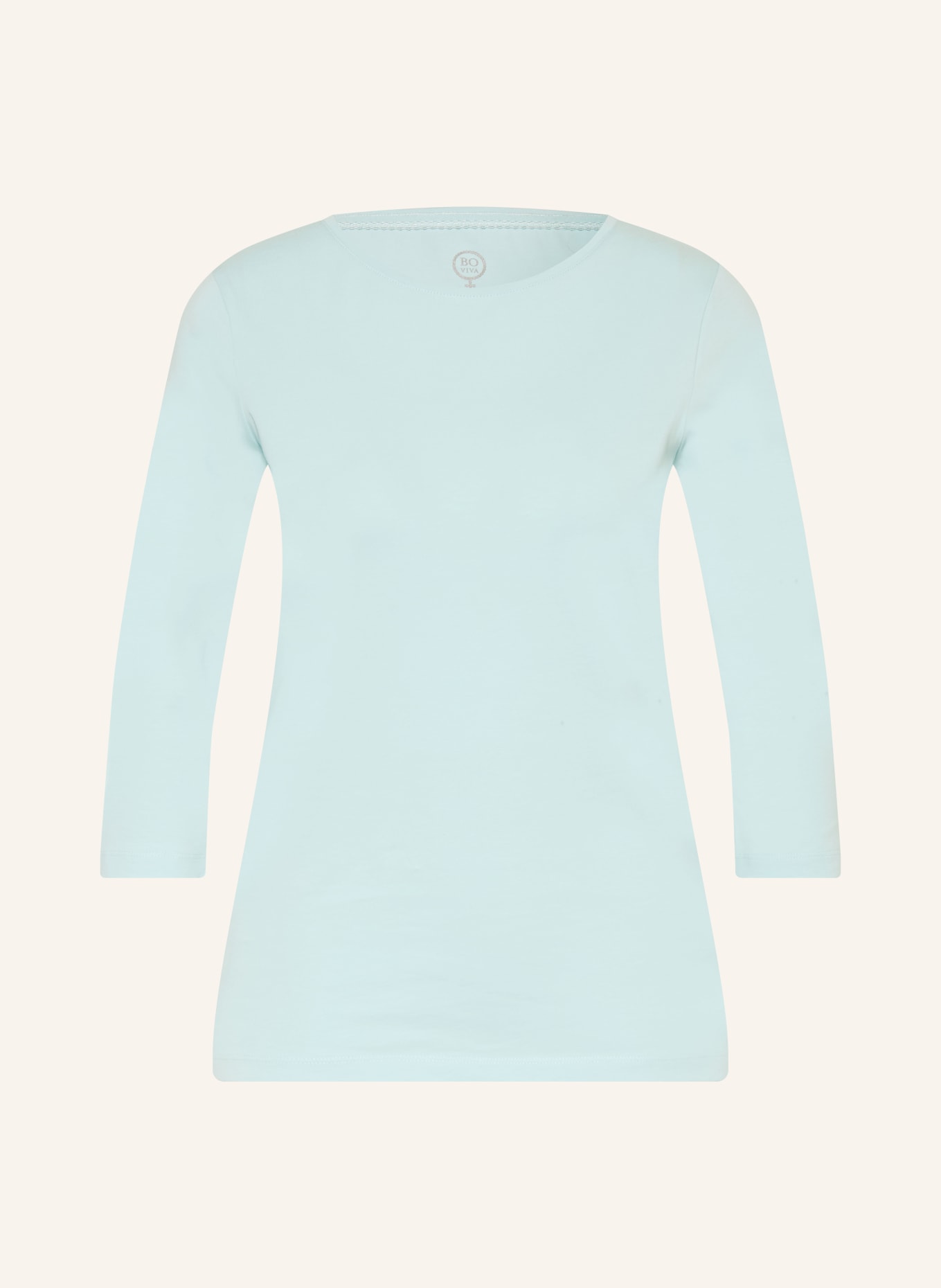 BOVIVA Shirt met 3/4-mouwen: LICHTBLAUW