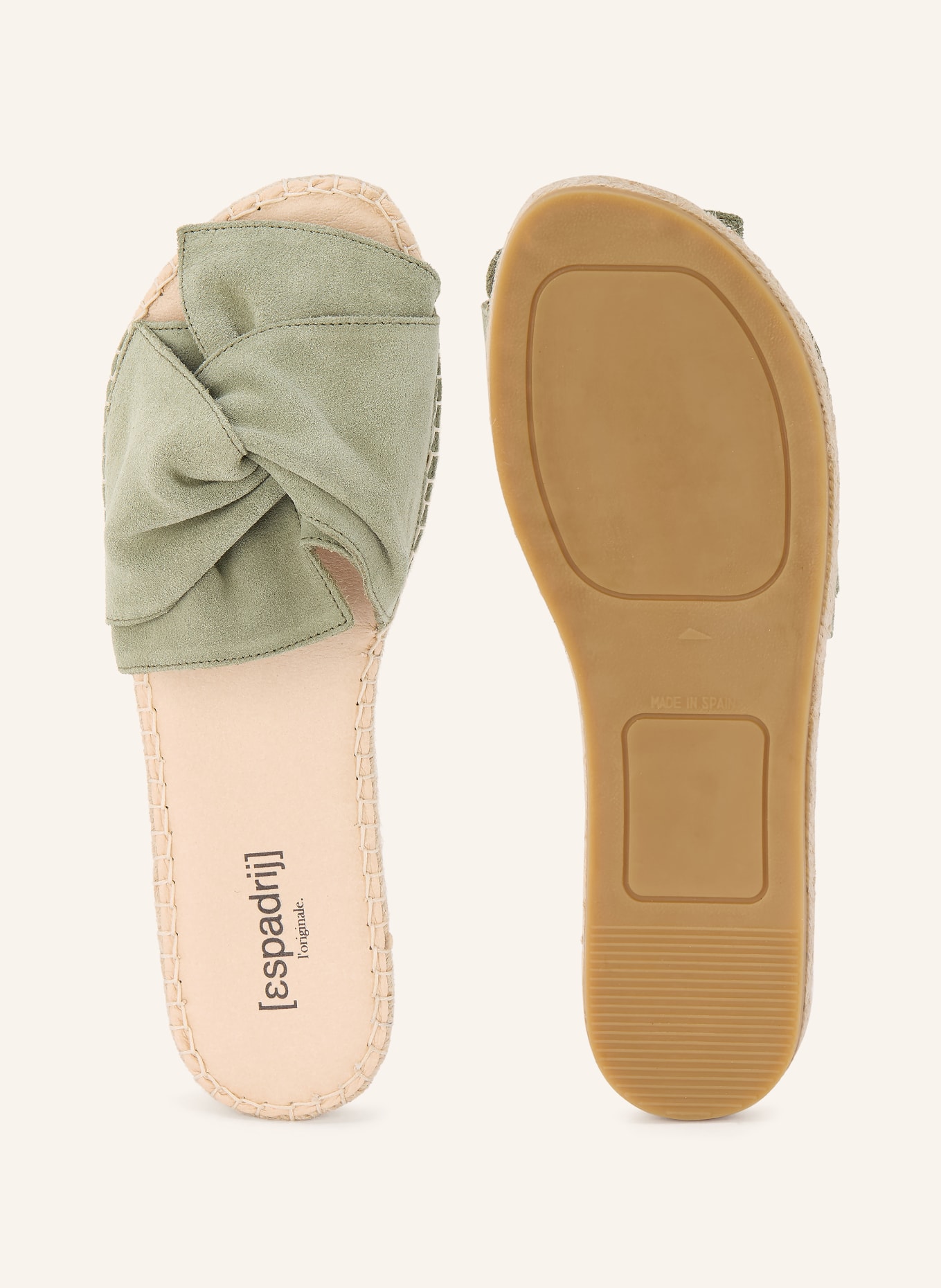 espadrij l'originale mules: VERT