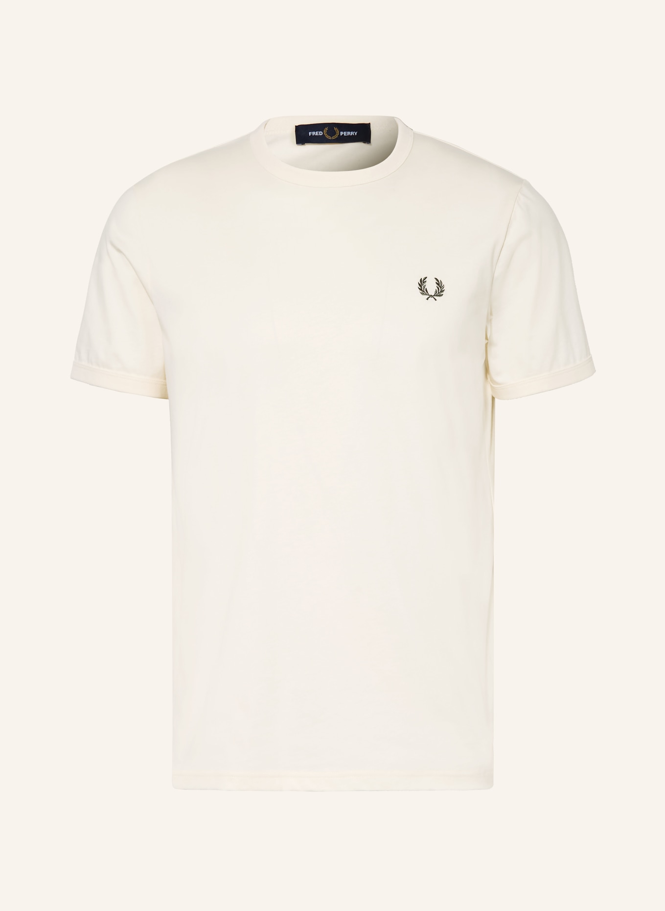 FRED PERRY T-Shirt: ECRU