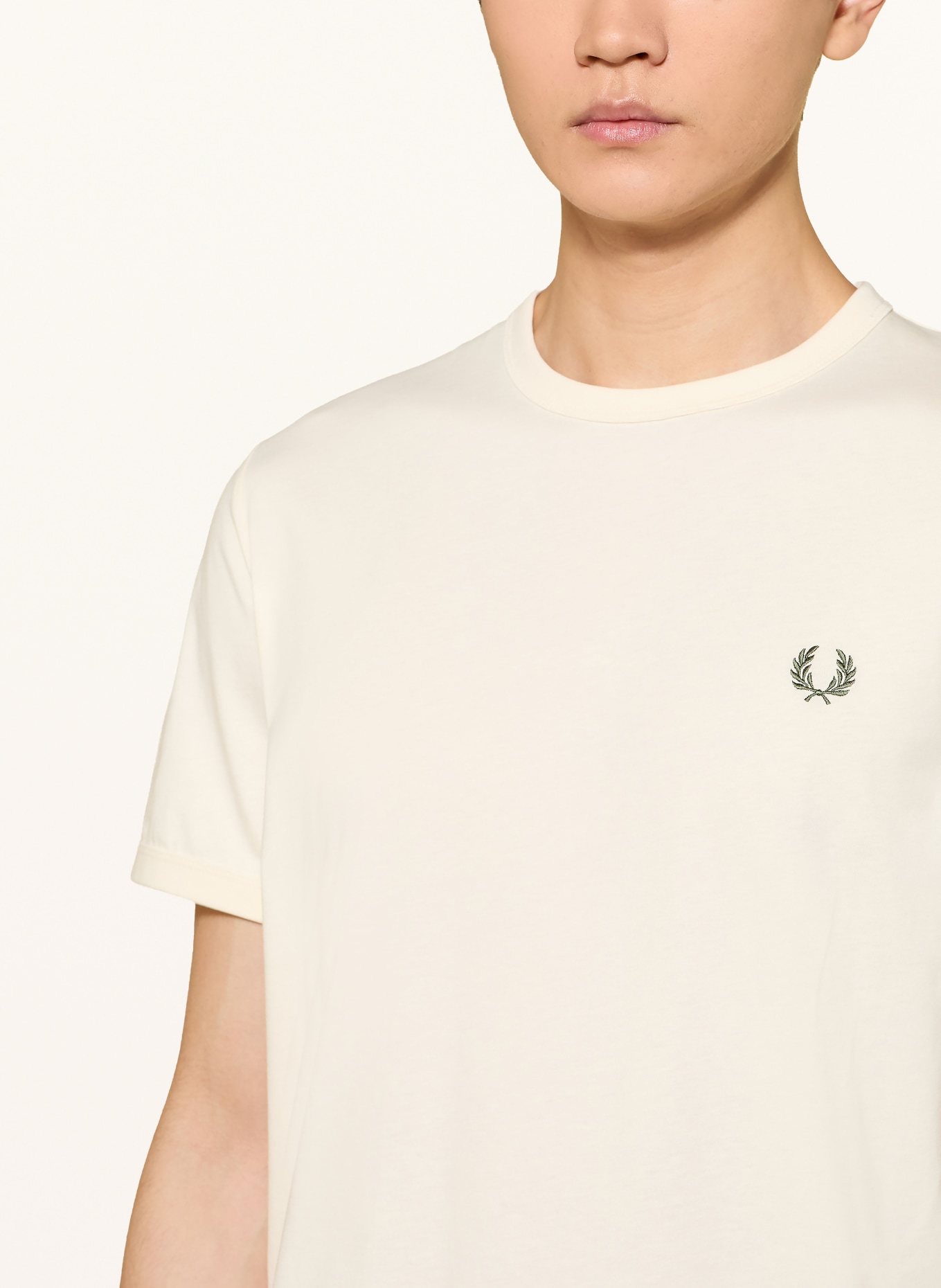 FRED PERRY T-Shirt: ECRU